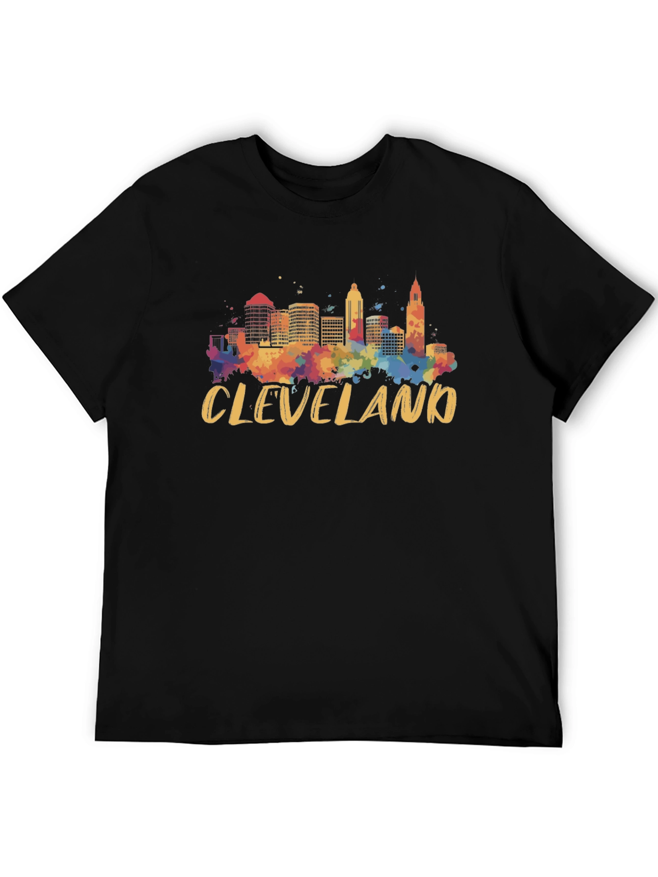 Cleveland Skyline Watercolor T-Shirt