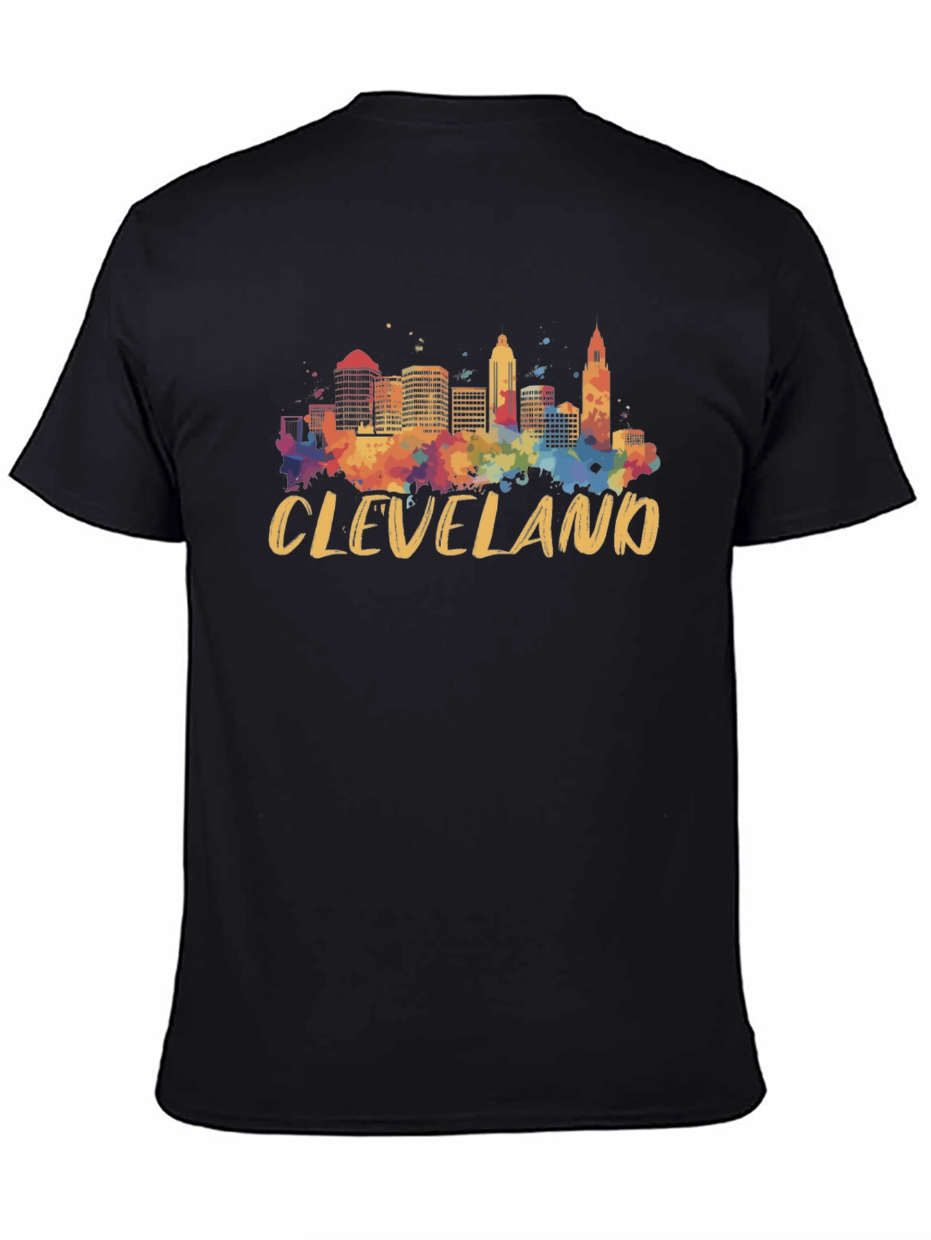 Cleveland Skyline Watercolor T-Shirt