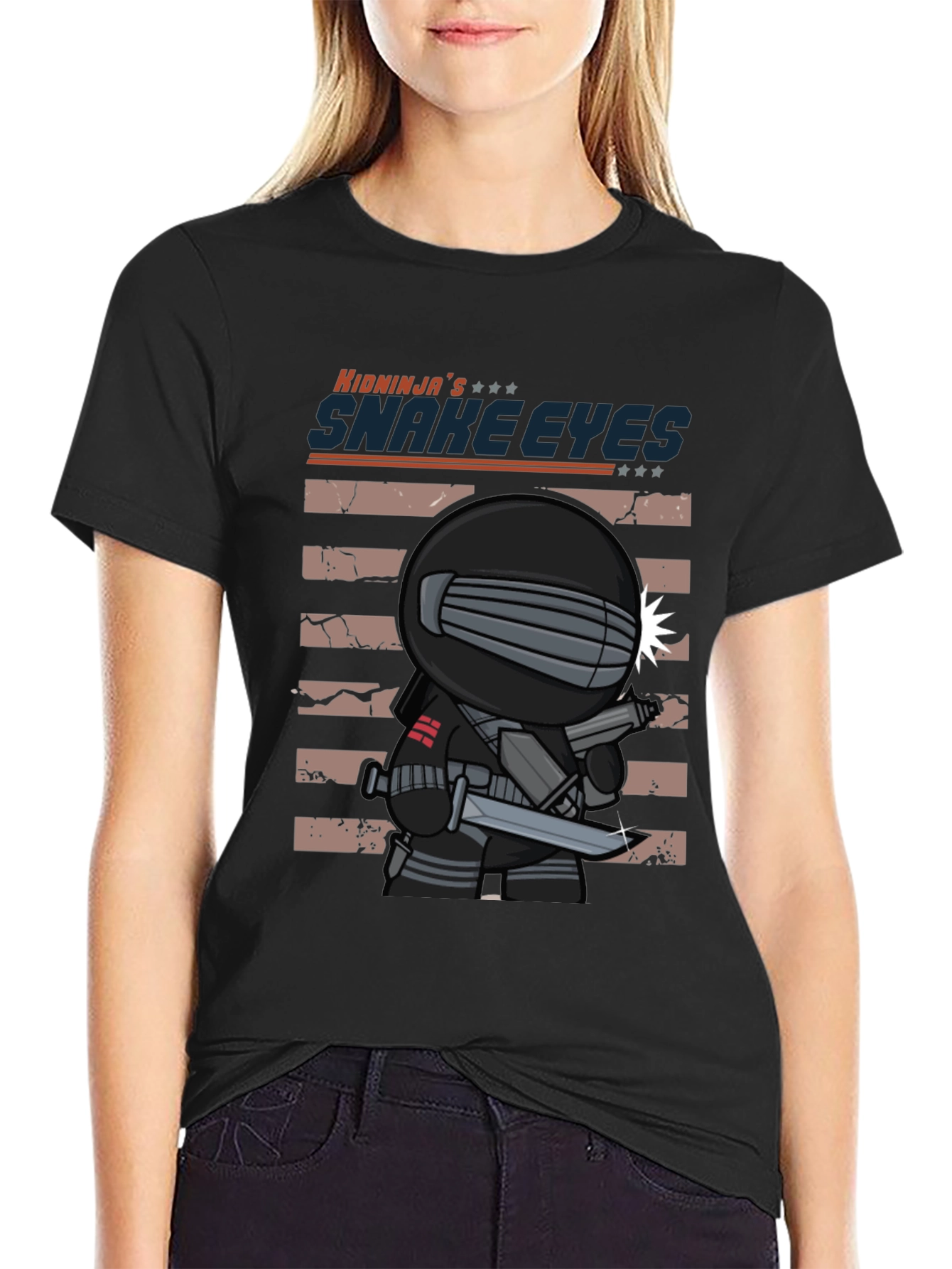 KIDNINJAs Snake Eyes Graphic T-Shirt