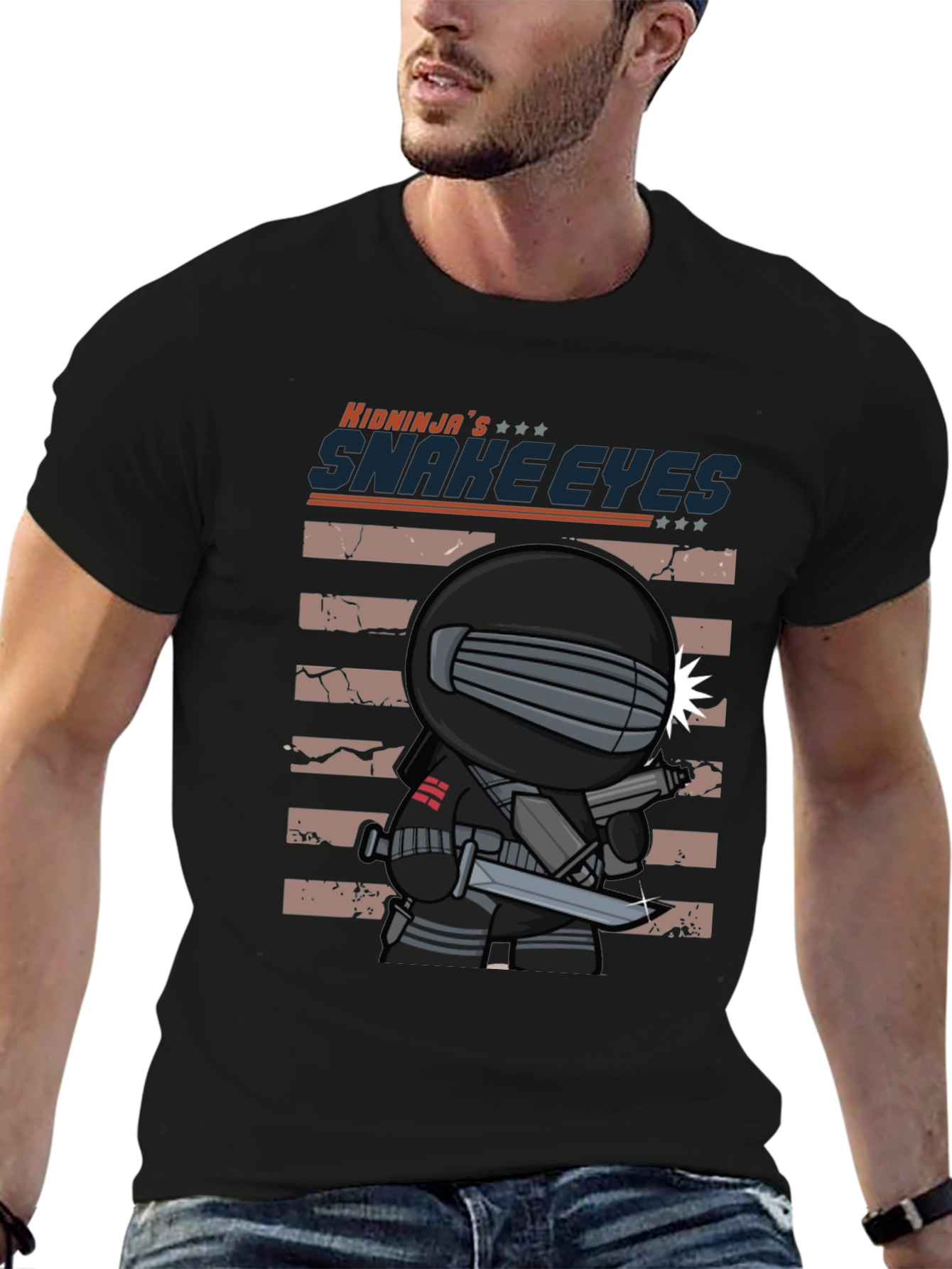 KIDNINJAs Snake Eyes Graphic T-Shirt
