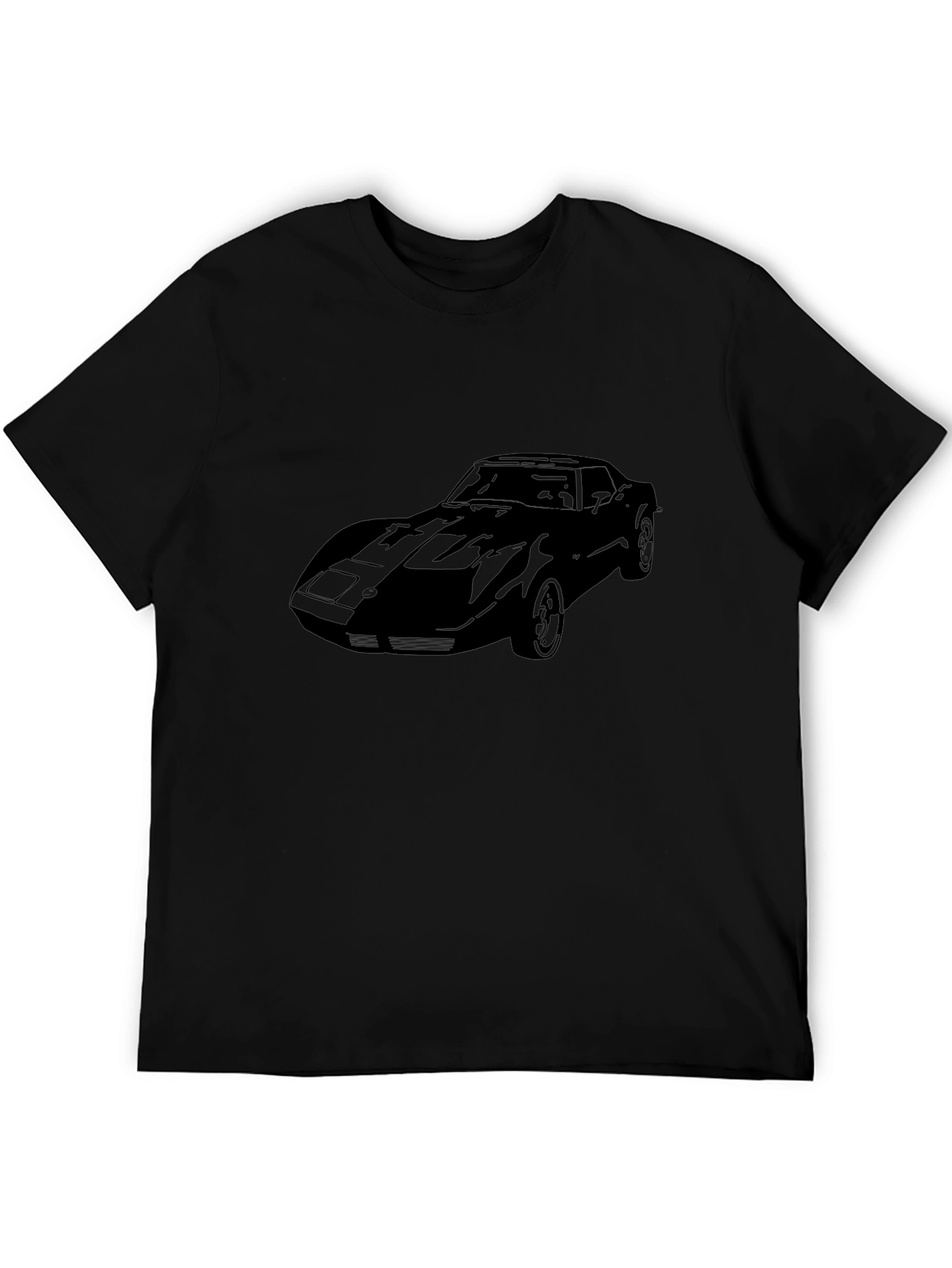 Classic Car Graphic Tee - Black