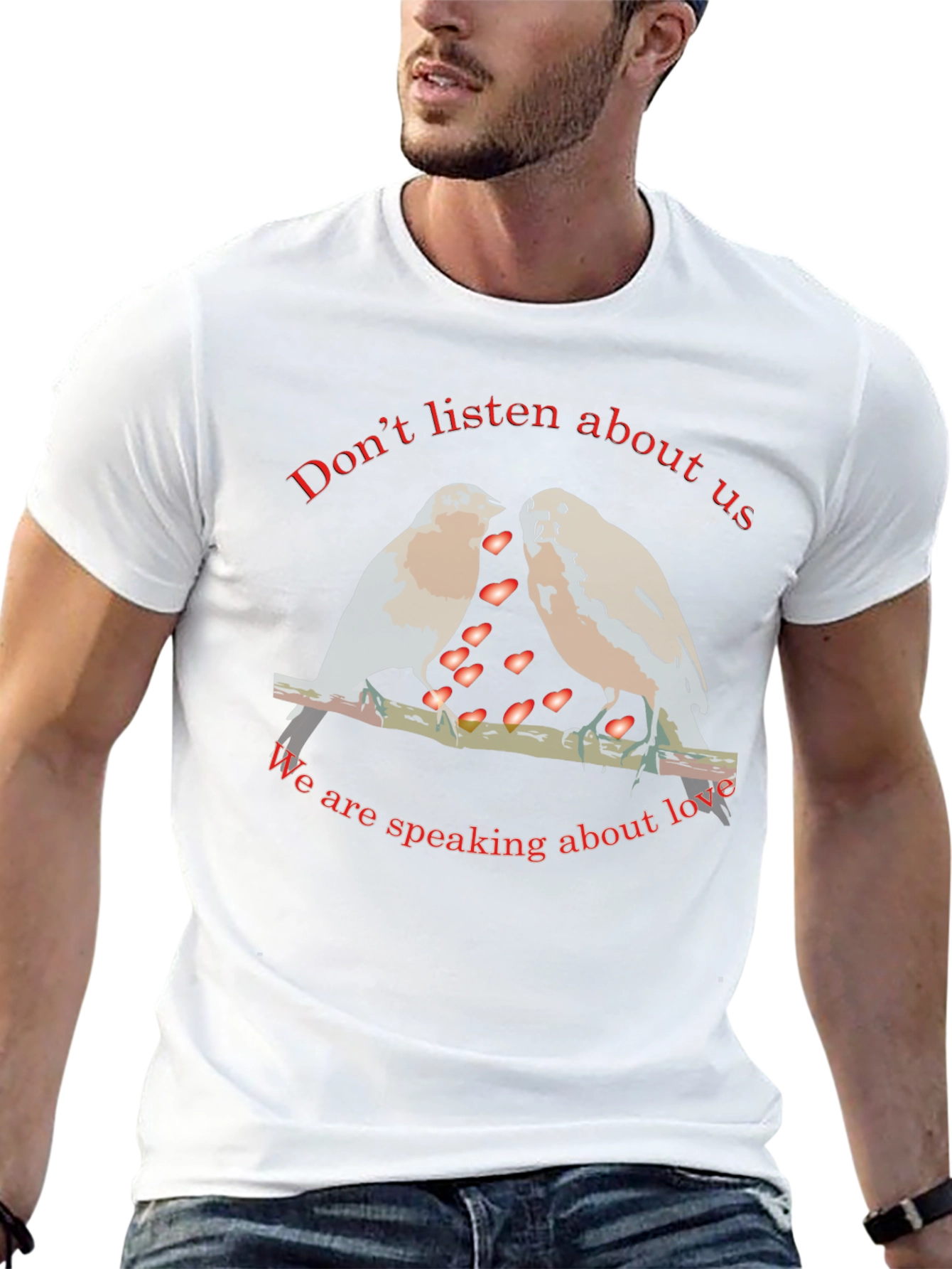 Love Birds Graphic Tee - Spread the Love