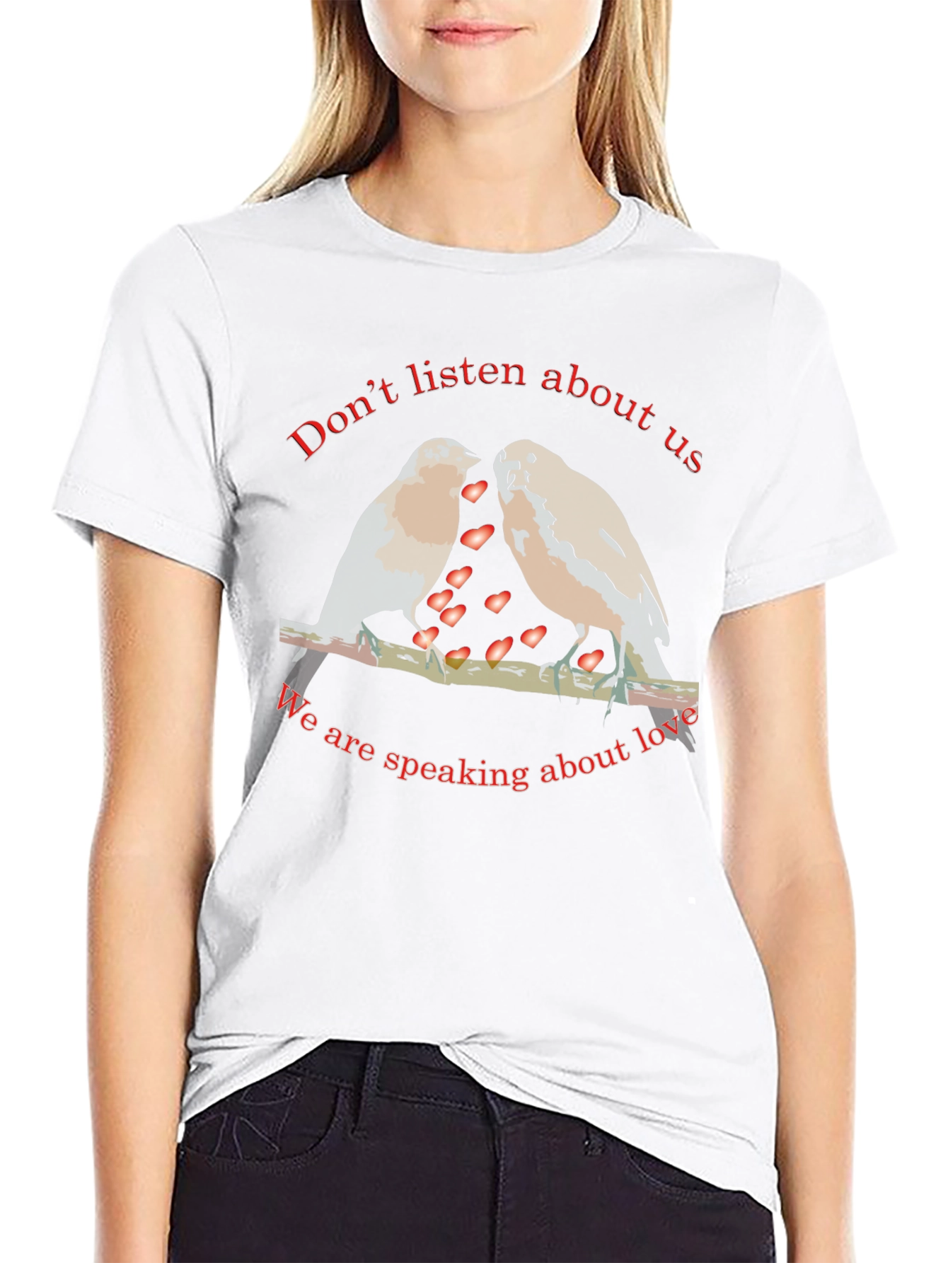 Love Birds Graphic Tee - Spread the Love