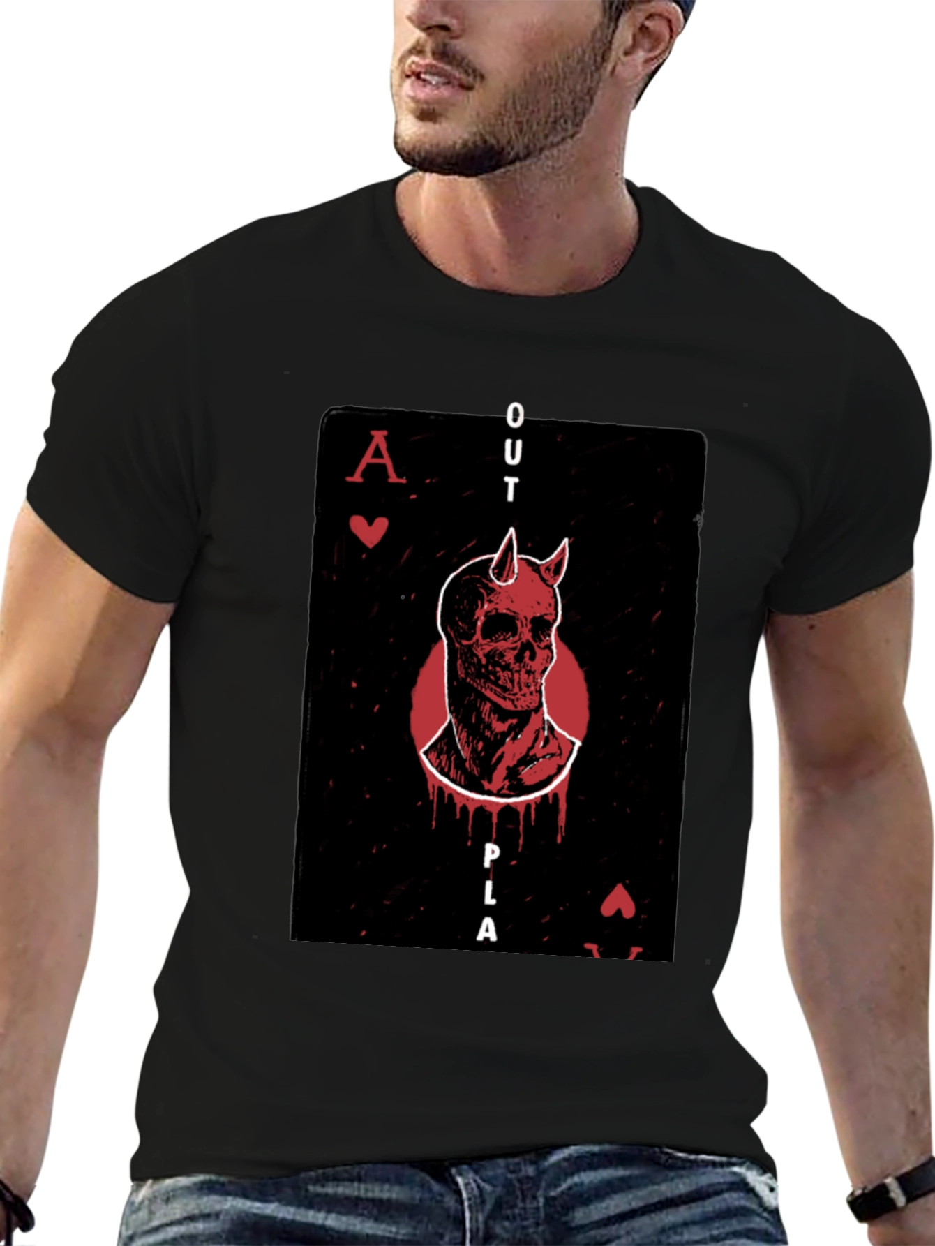 Ace Outplay Graphic Tee - Devil Skull