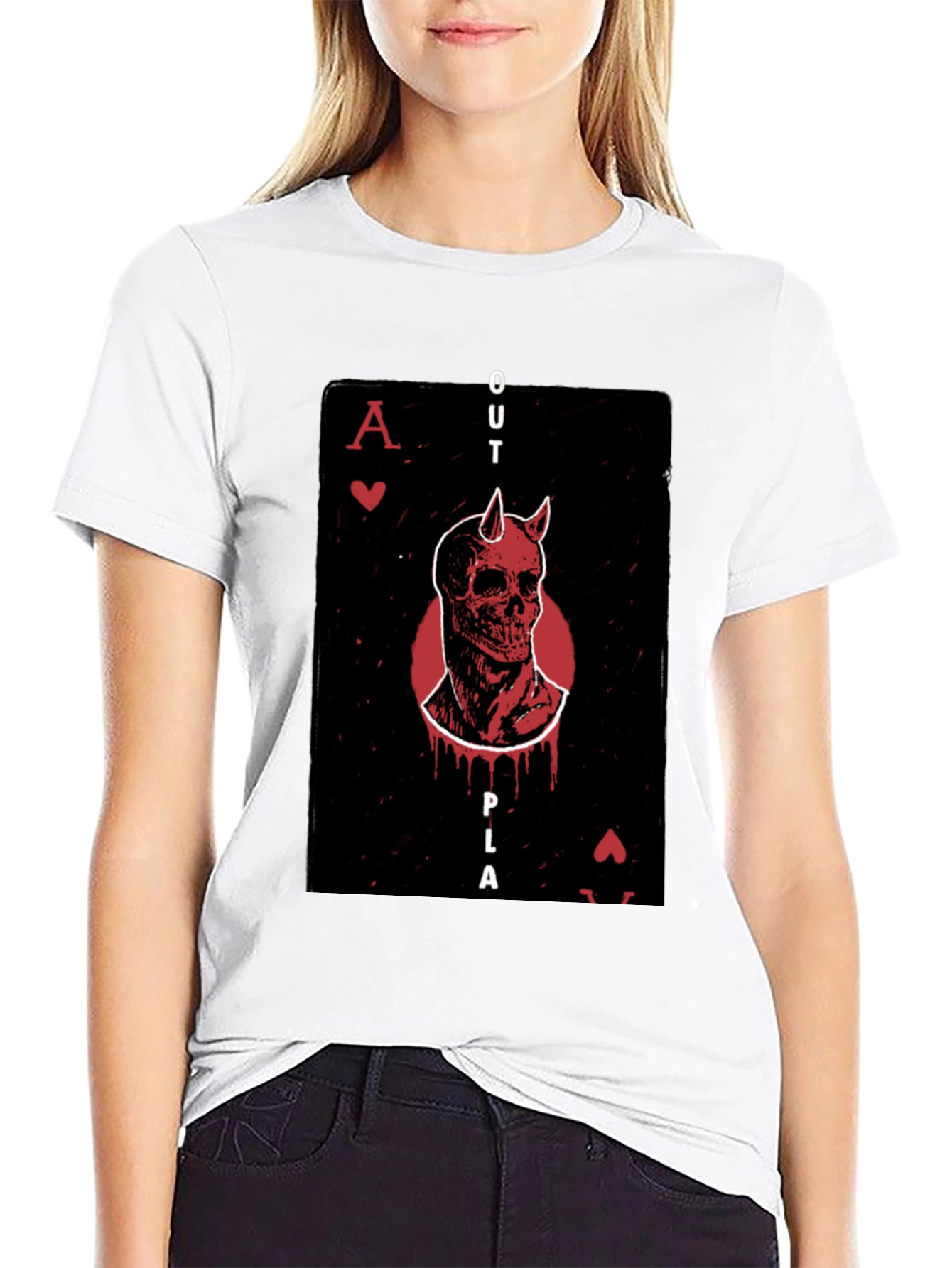Ace Outplay Graphic Tee - Devil Skull