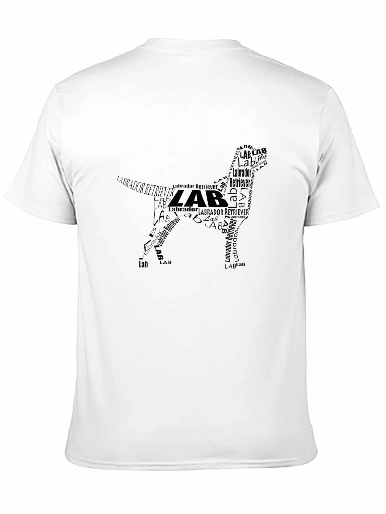 Labrador Retriever Word Art T-Shirt