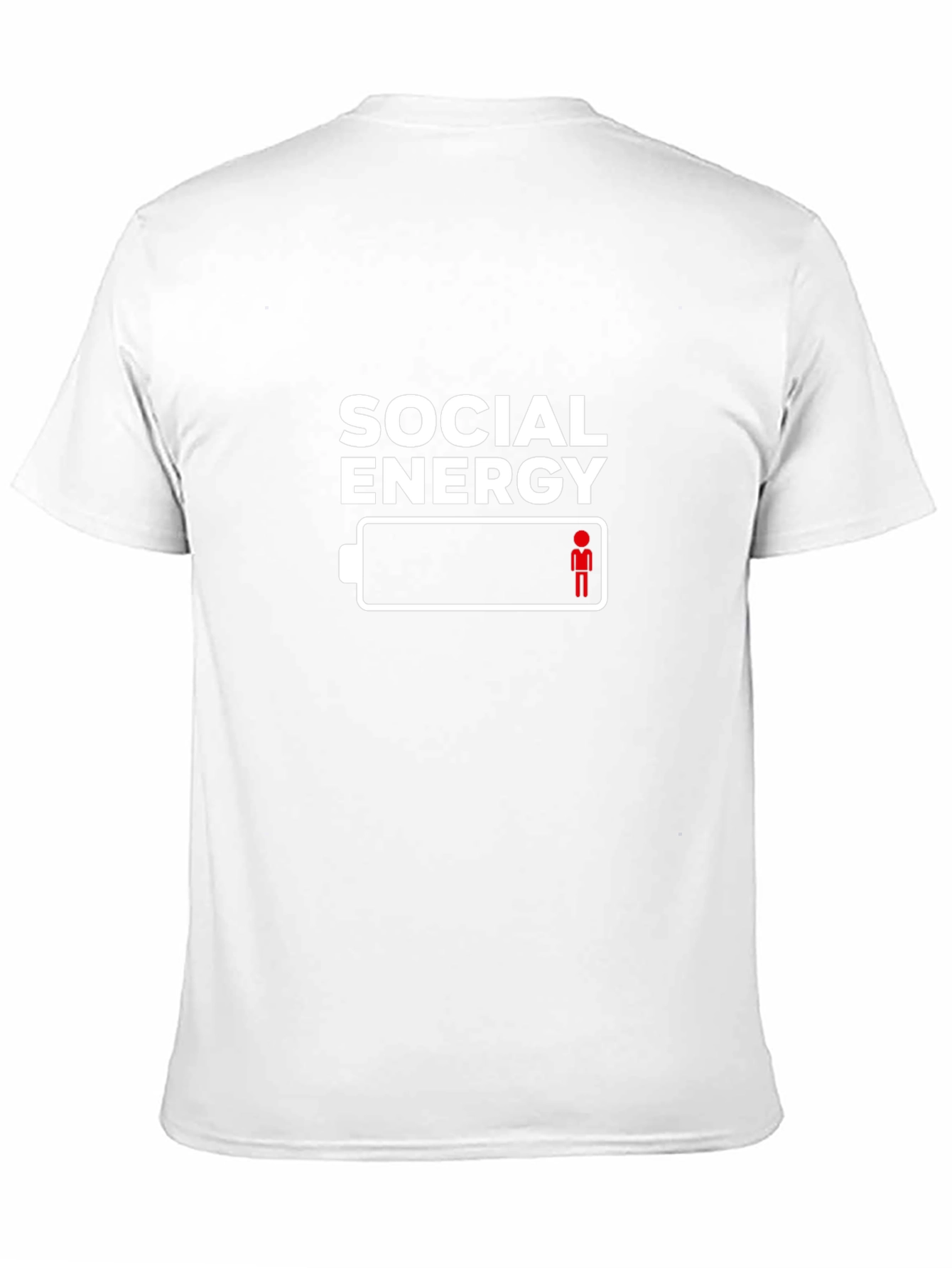 Social Energy Low Battery Graphic T-Shirt