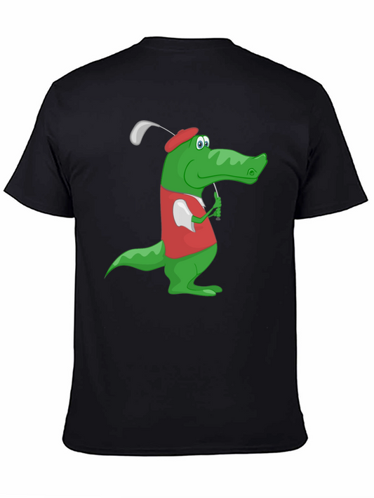 Golf Gator Tee - Funny Crocodile Golfing T-Shirt