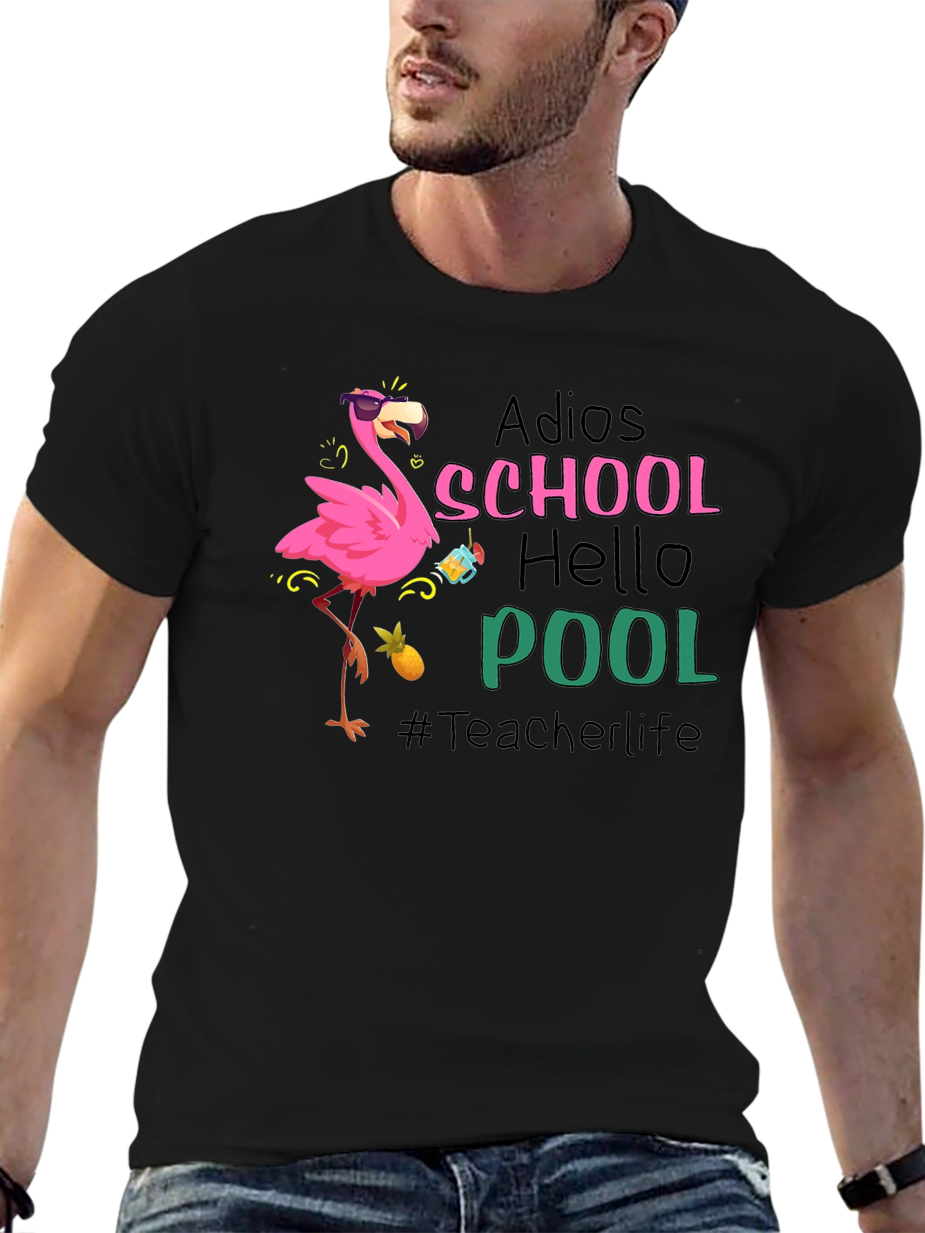 Adios School Hello Pool T-Shirt