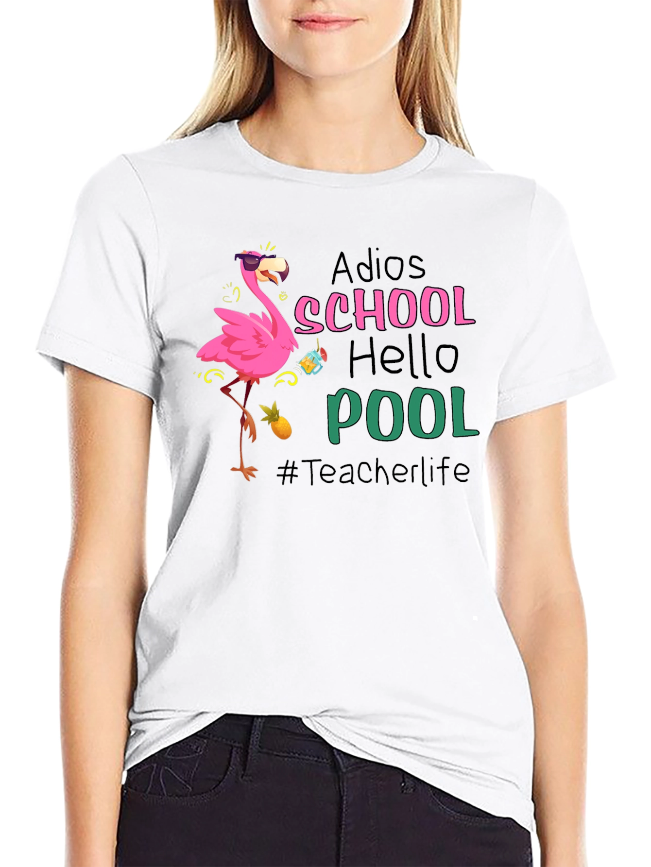 Adios School Hello Pool T-Shirt