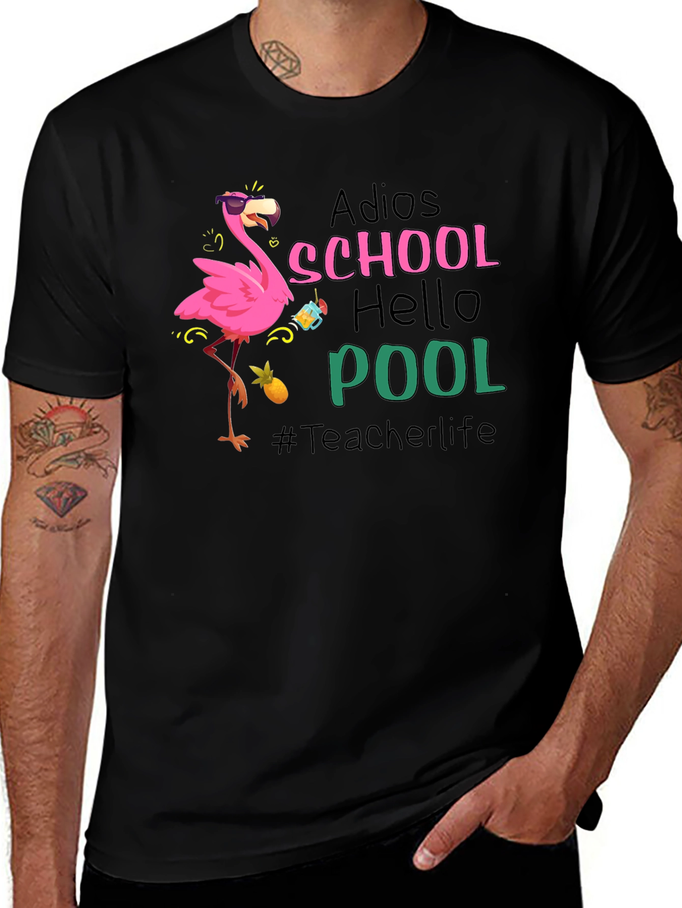 Adios School Hello Pool T-Shirt
