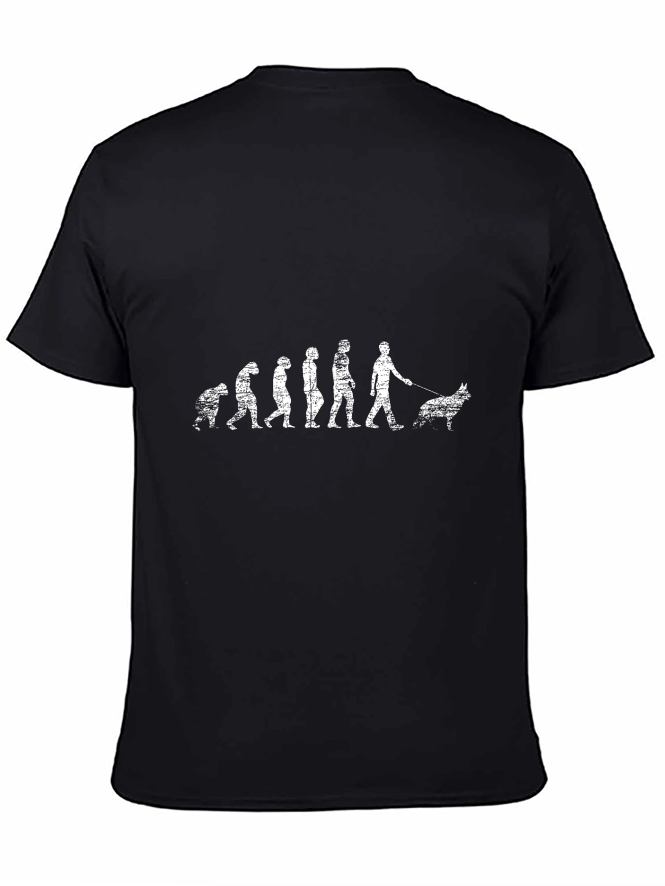 Evolution of Dog Walker Graphic T-Shirt