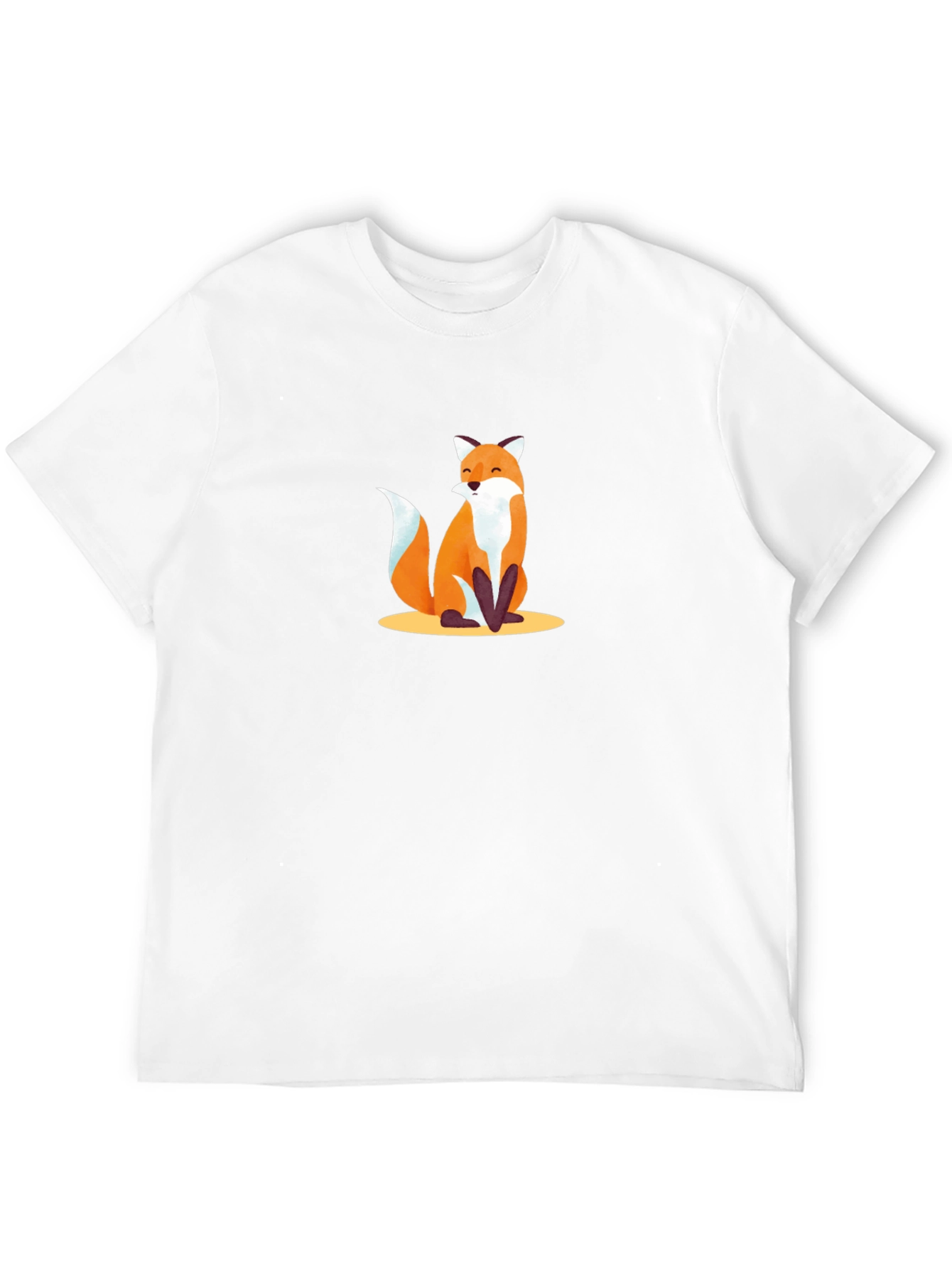 Fox Graphic T-Shirt - Black Cotton Tee
