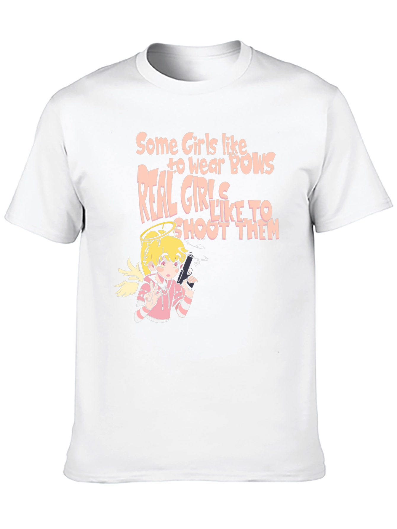 Humorous Cartoon Graphic T-Shirt