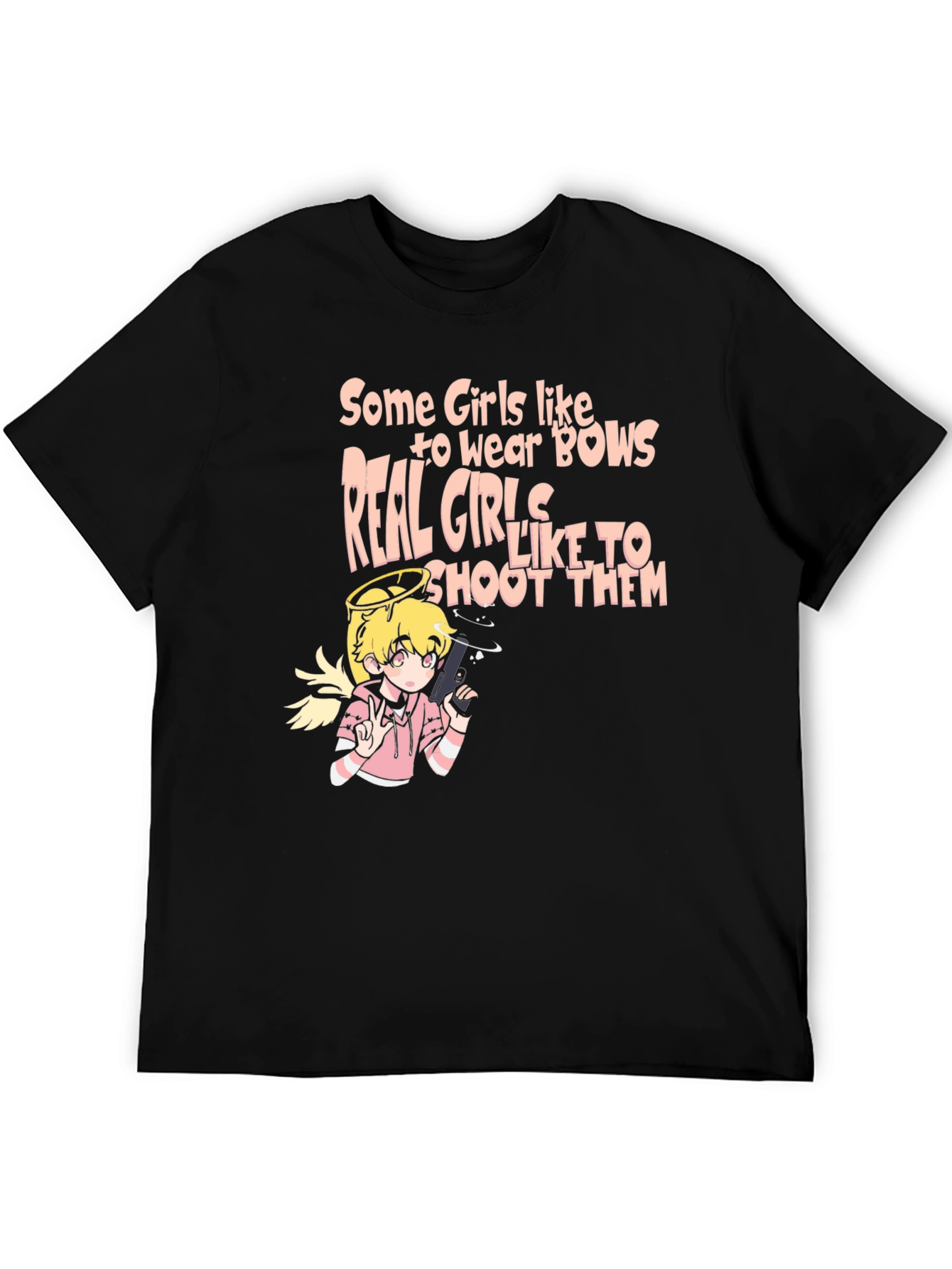 Humorous Cartoon Graphic T-Shirt