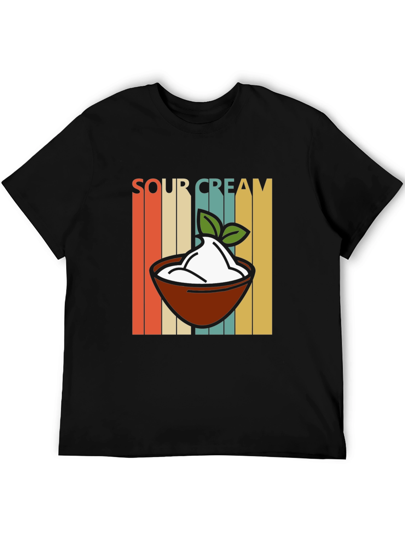 Sour Cream Retro T-Shirt - Comfort Food Tee