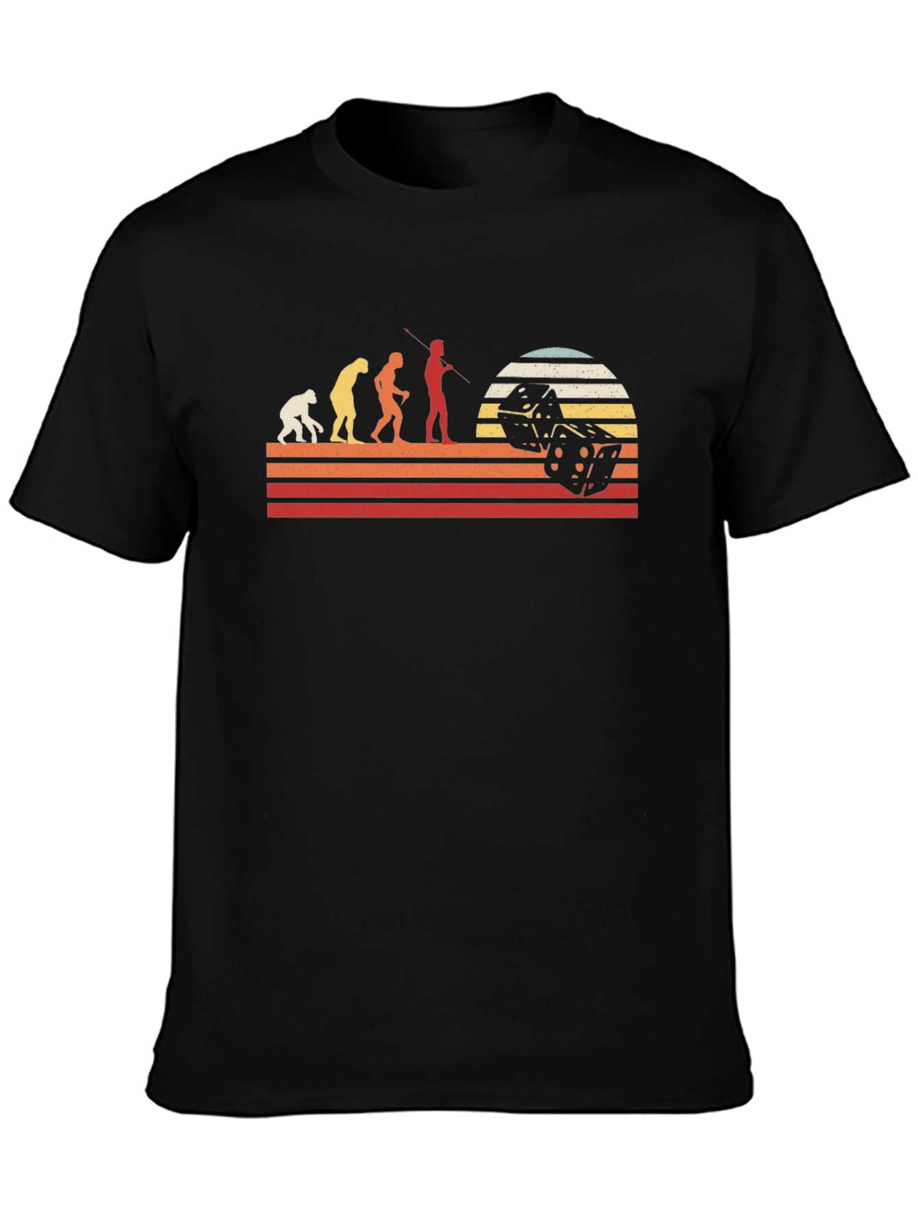 Evolution of D&D Retro Style T-Shirt
