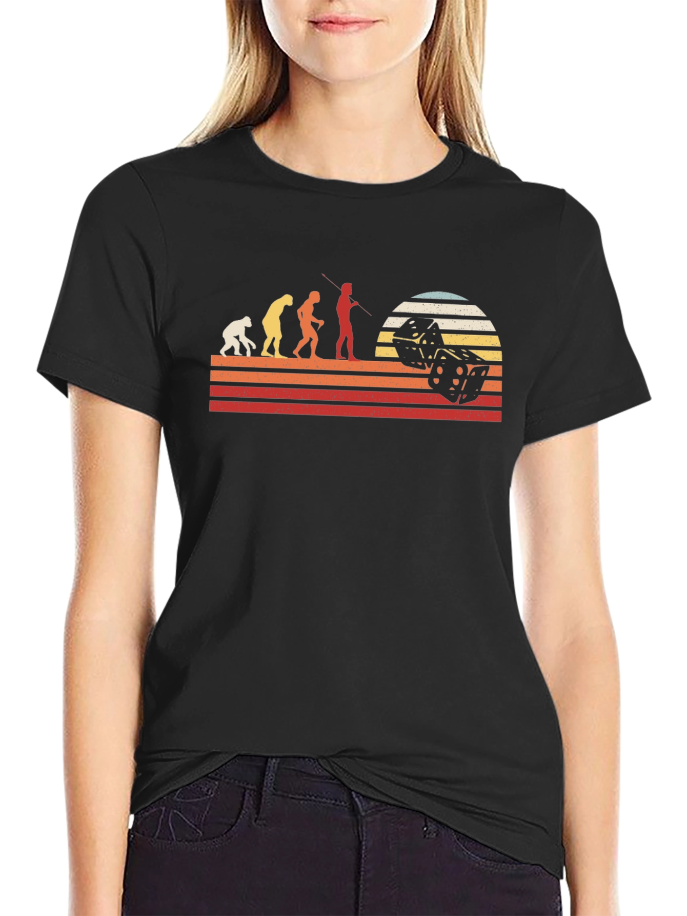 Evolution of D&D Retro Style T-Shirt