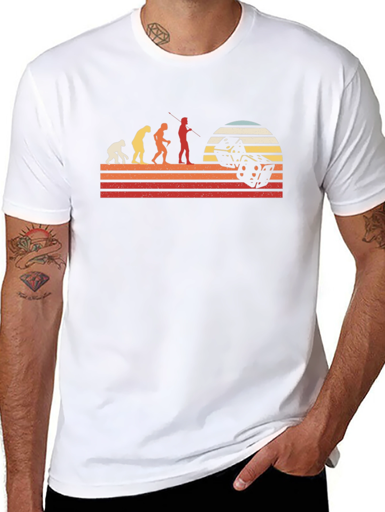 Evolution of D&D Retro Style T-Shirt