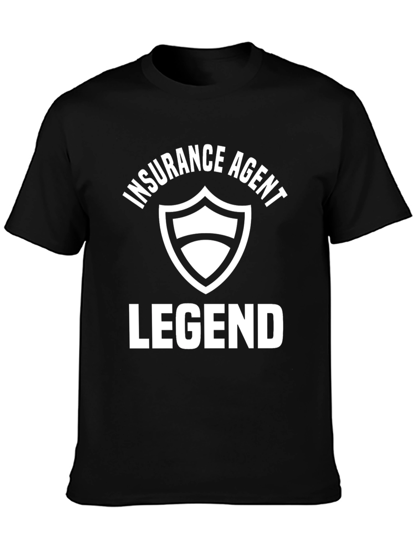 Insurance Agent Legend Black Graphic Tee