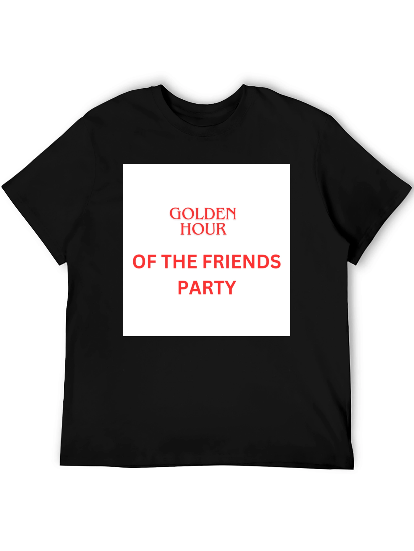 Golden Hour Friends Party Tee