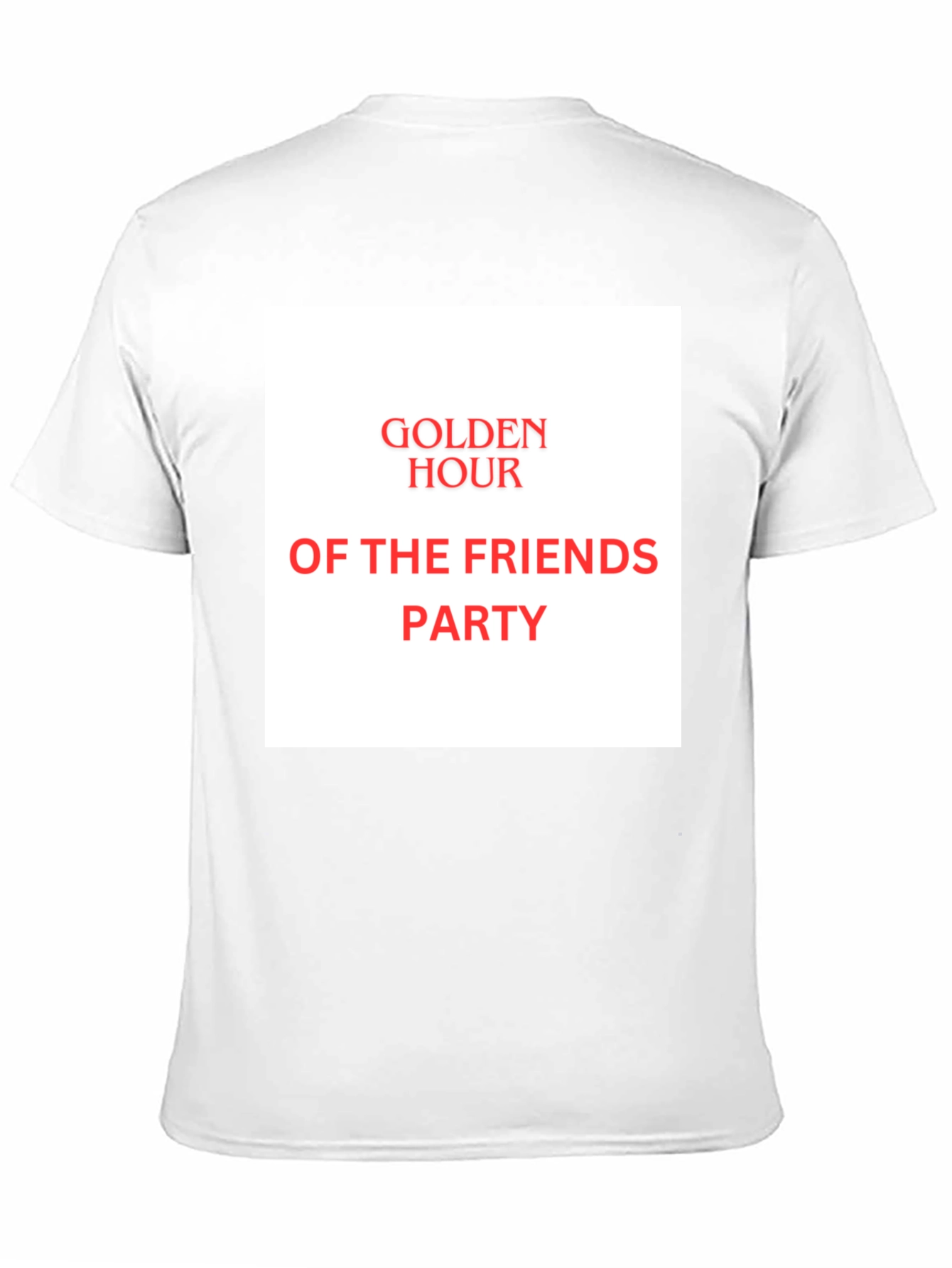 Golden Hour Friends Party Tee