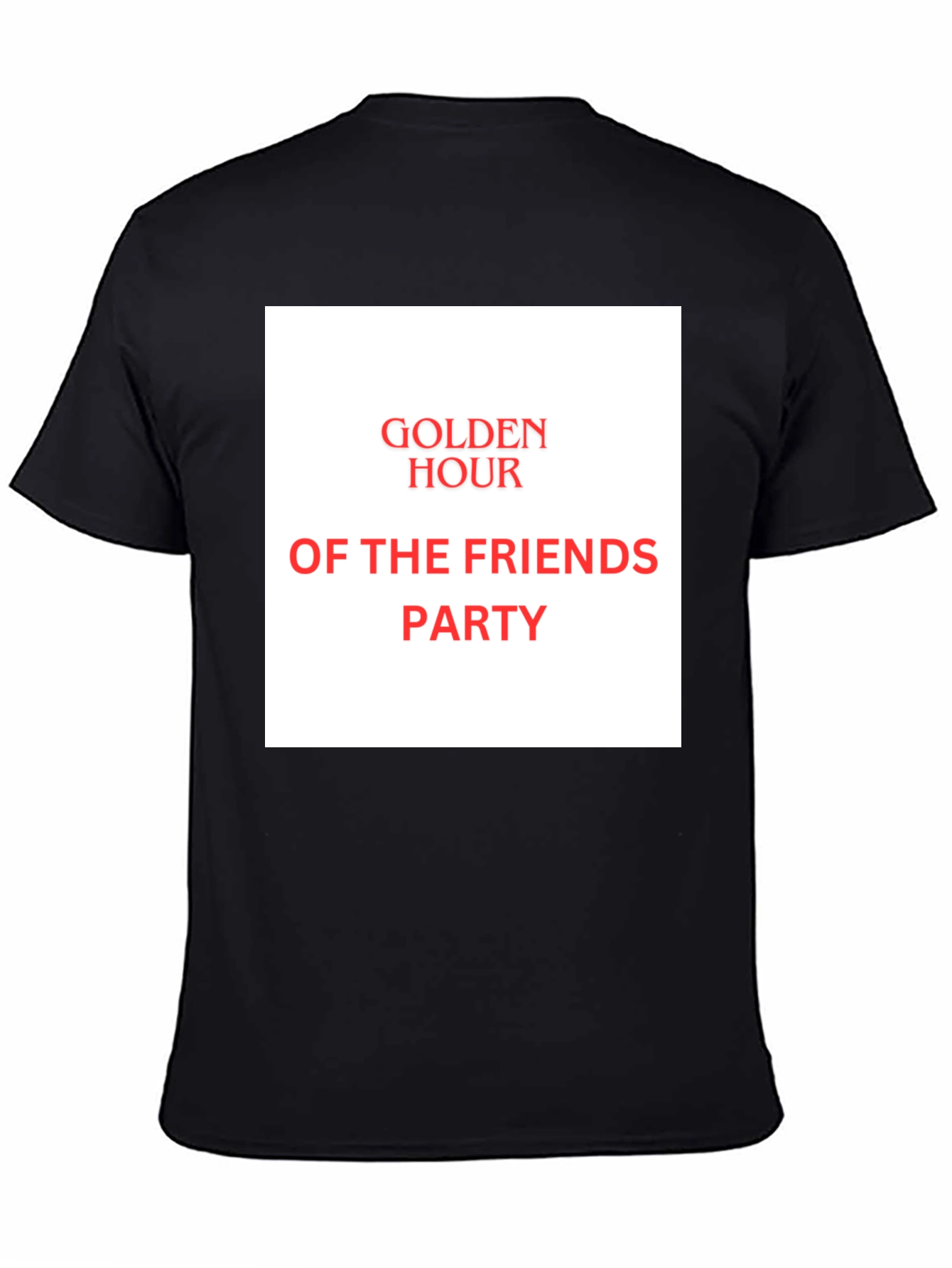 Golden Hour Friends Party Tee