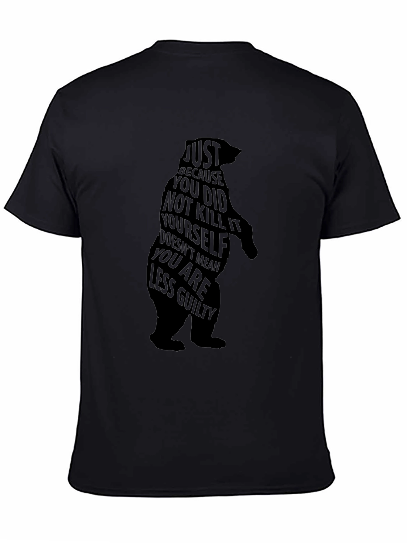 Guilty Bear Black Graphic T-Shirt
