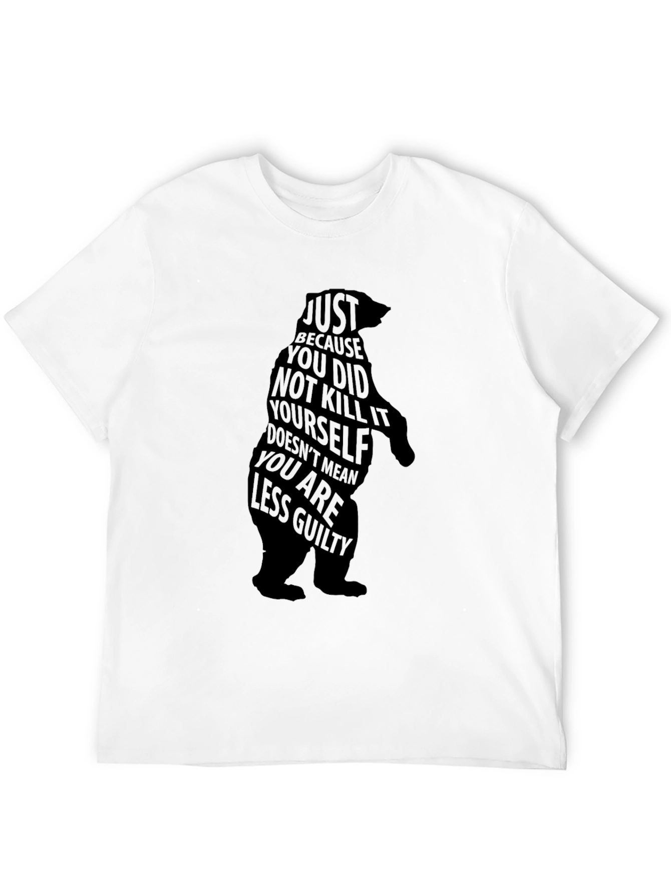 Guilty Bear Black Graphic T-Shirt