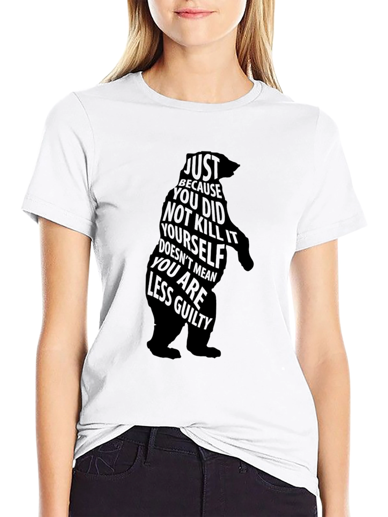 Guilty Bear Black Graphic T-Shirt
