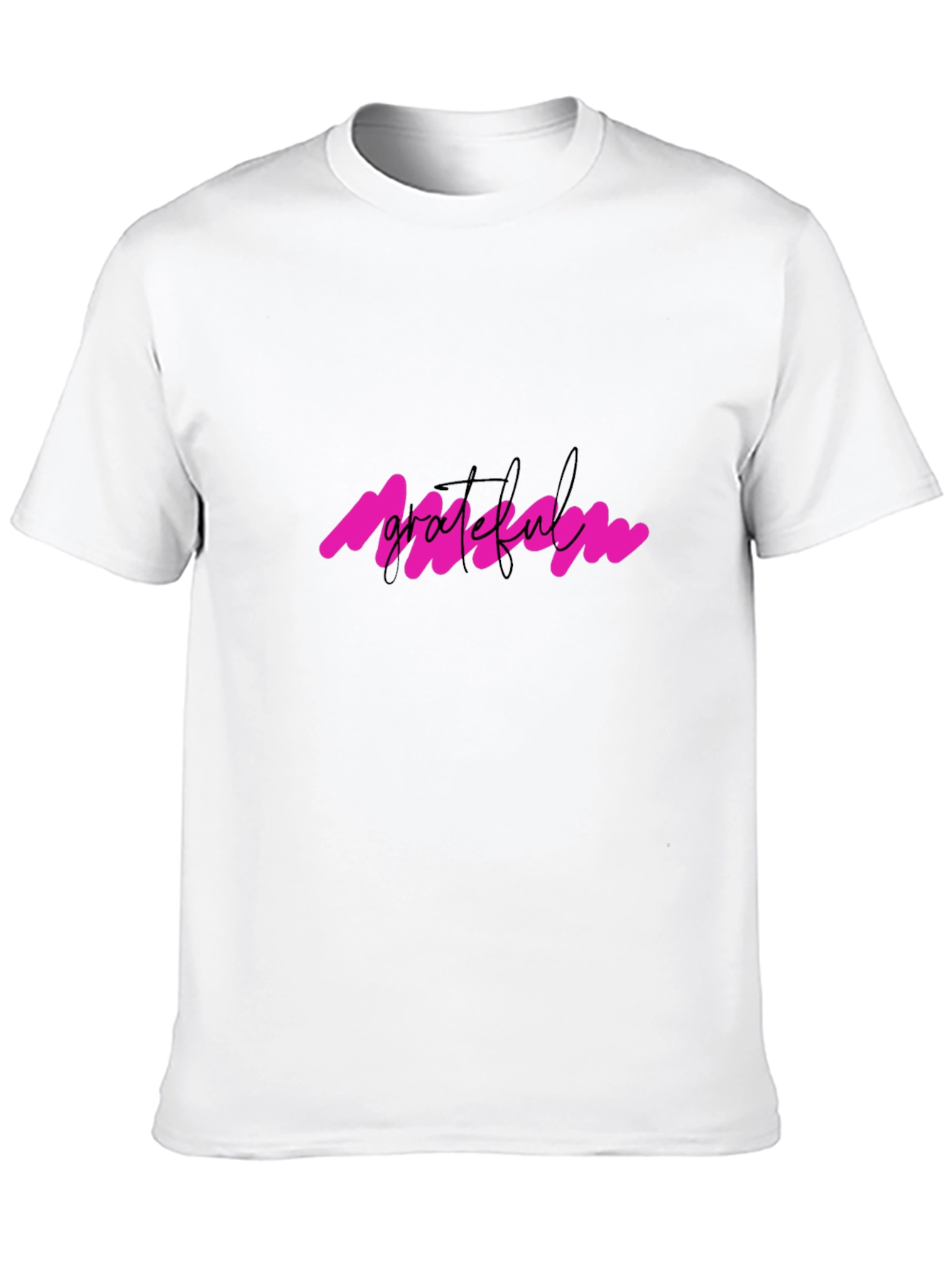 Grateful Graphic Tee - Black Crew Neck
