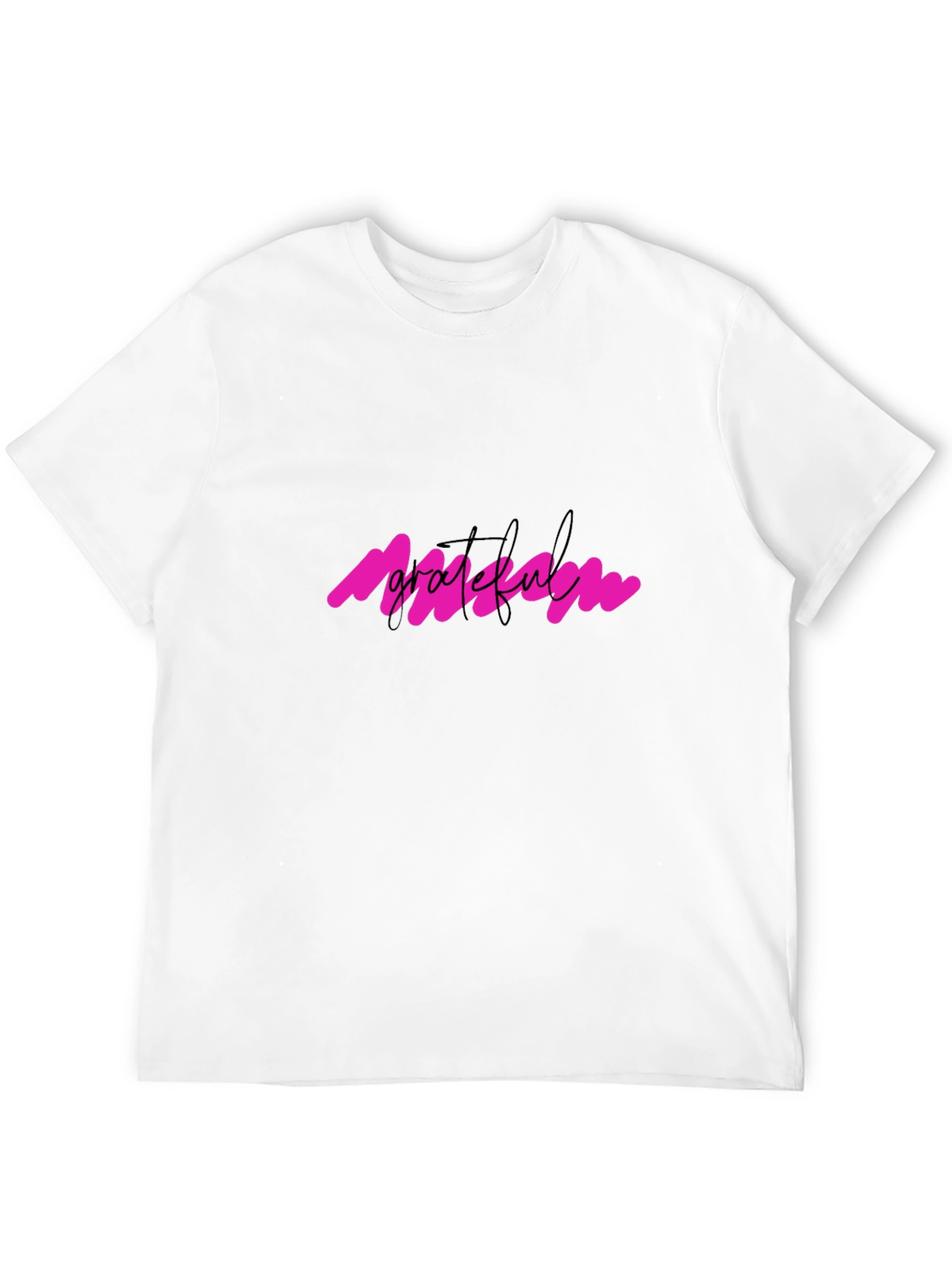 Grateful Graphic Tee - Black Crew Neck