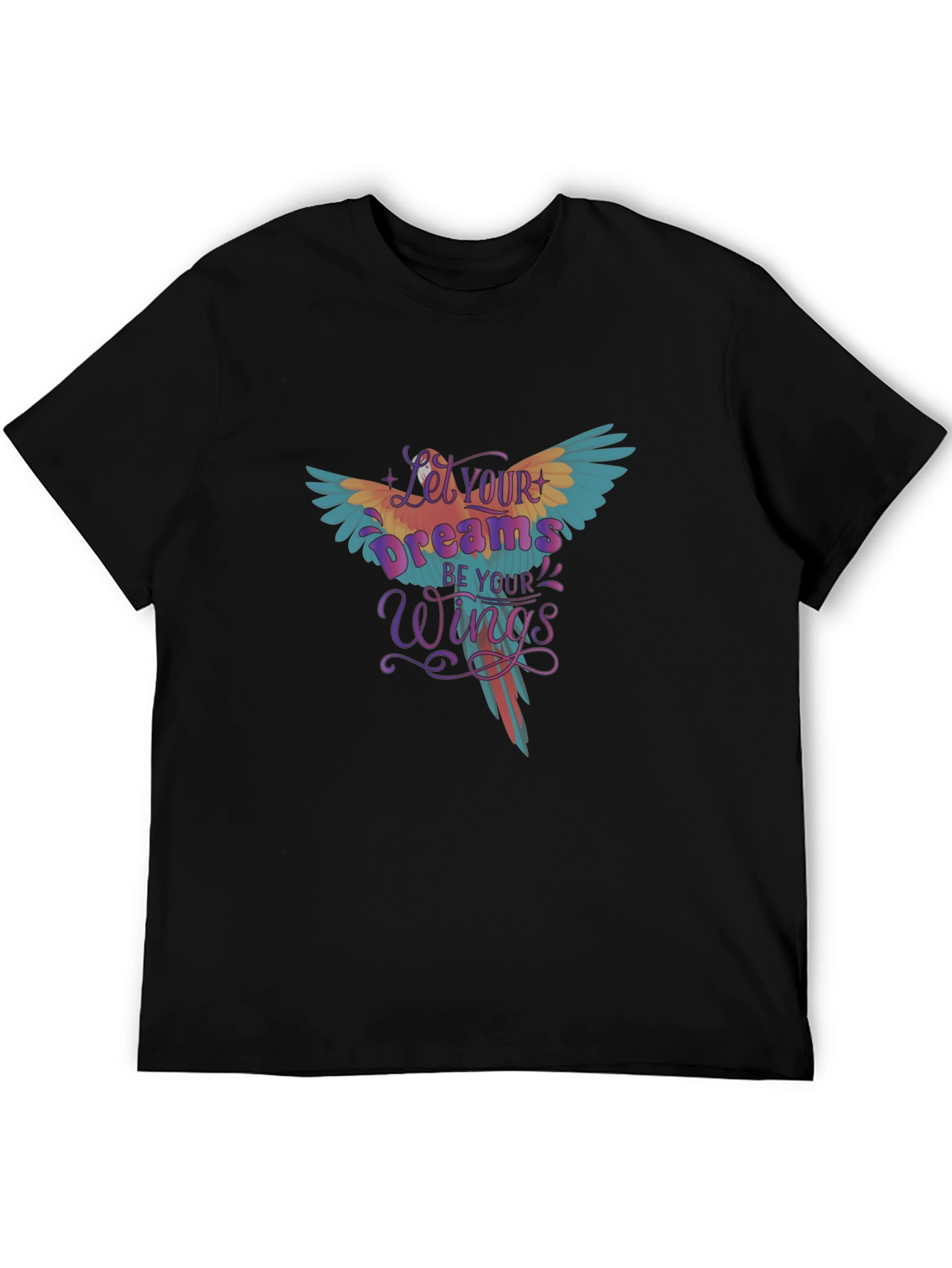 Dreams Wings Parrot Graphic Tee