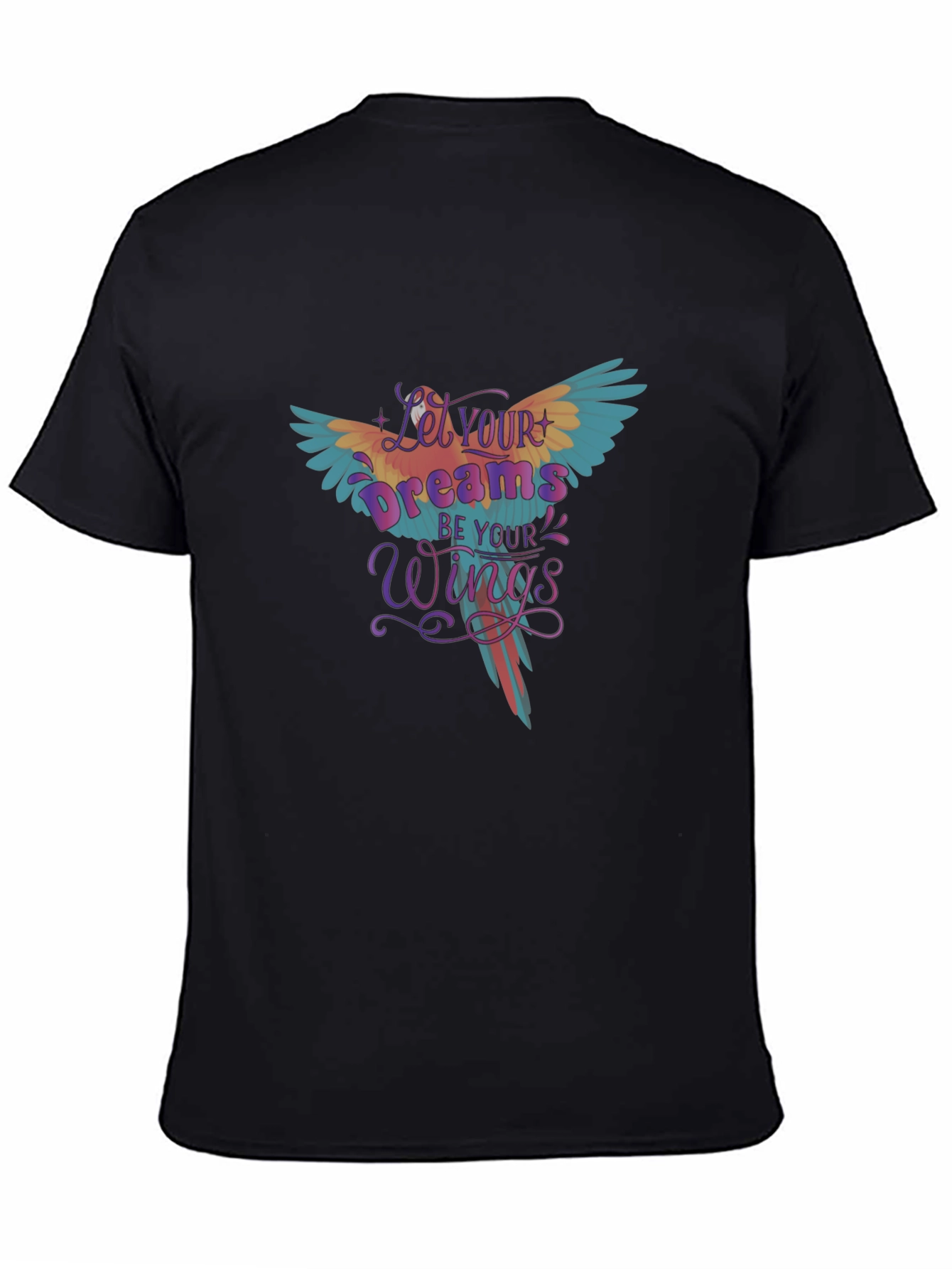 Dreams Wings Parrot Graphic Tee