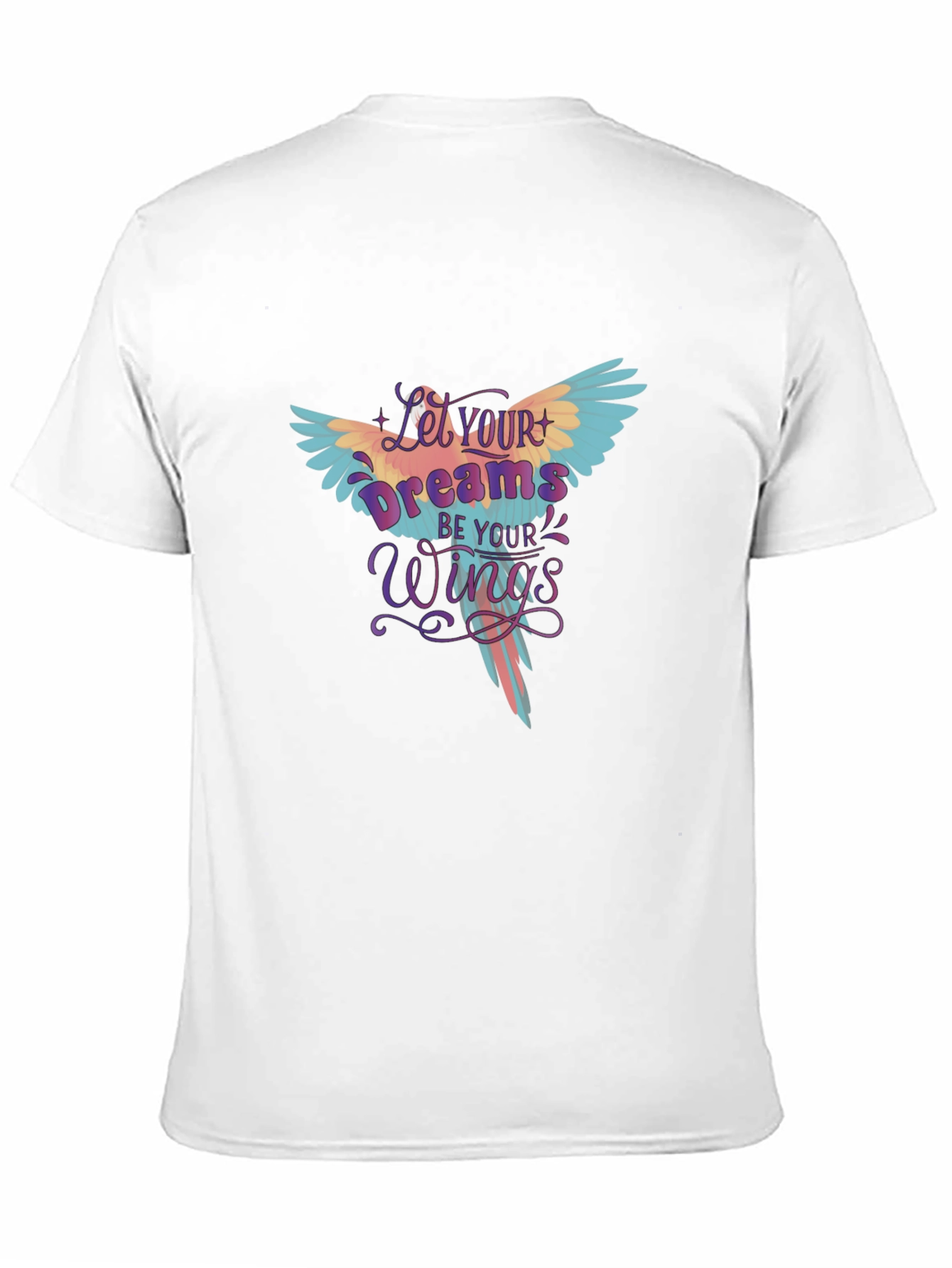 Dreams Wings Parrot Graphic Tee