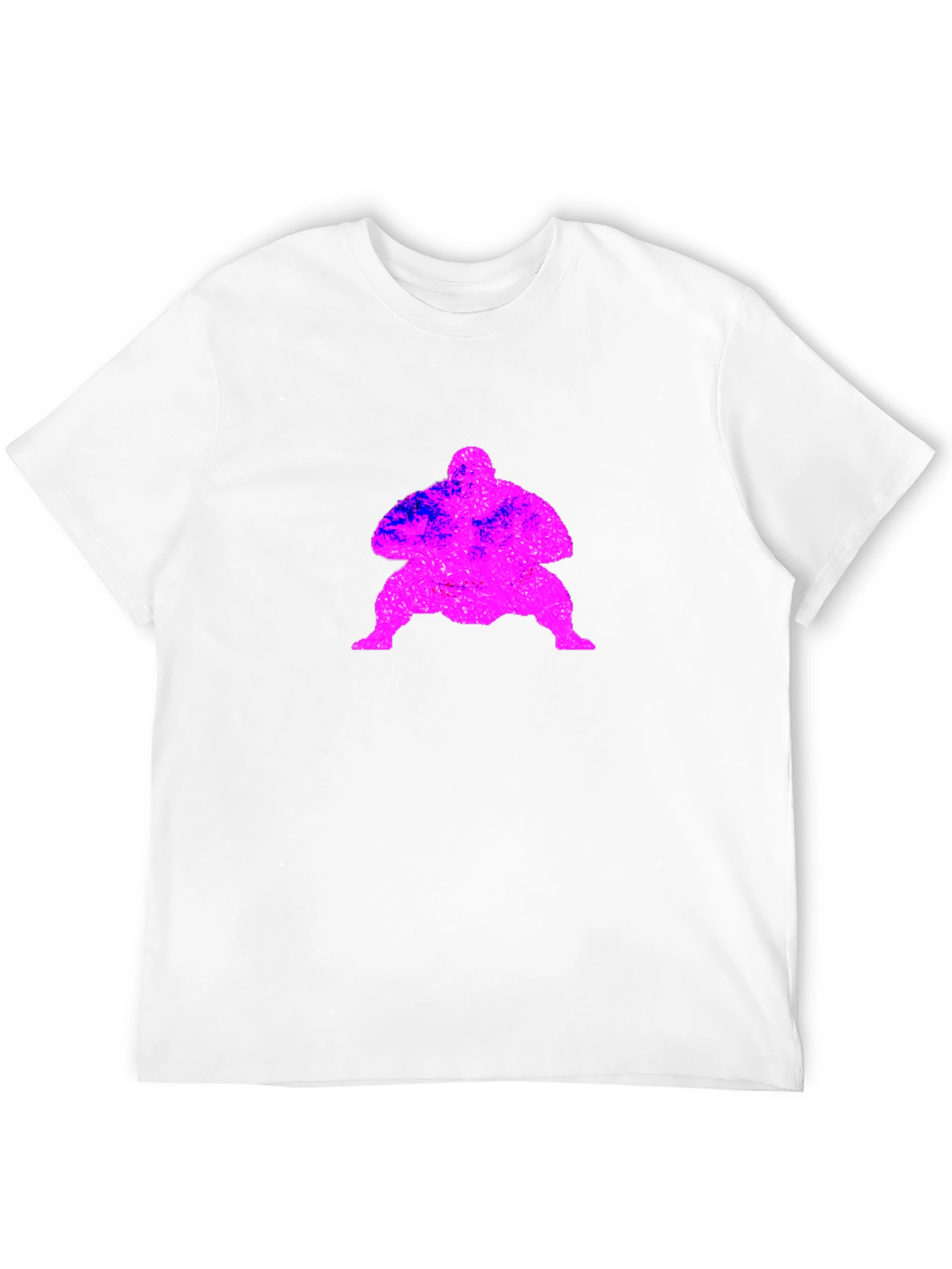 Sumo Wrestler Graphic T-Shirt - Black