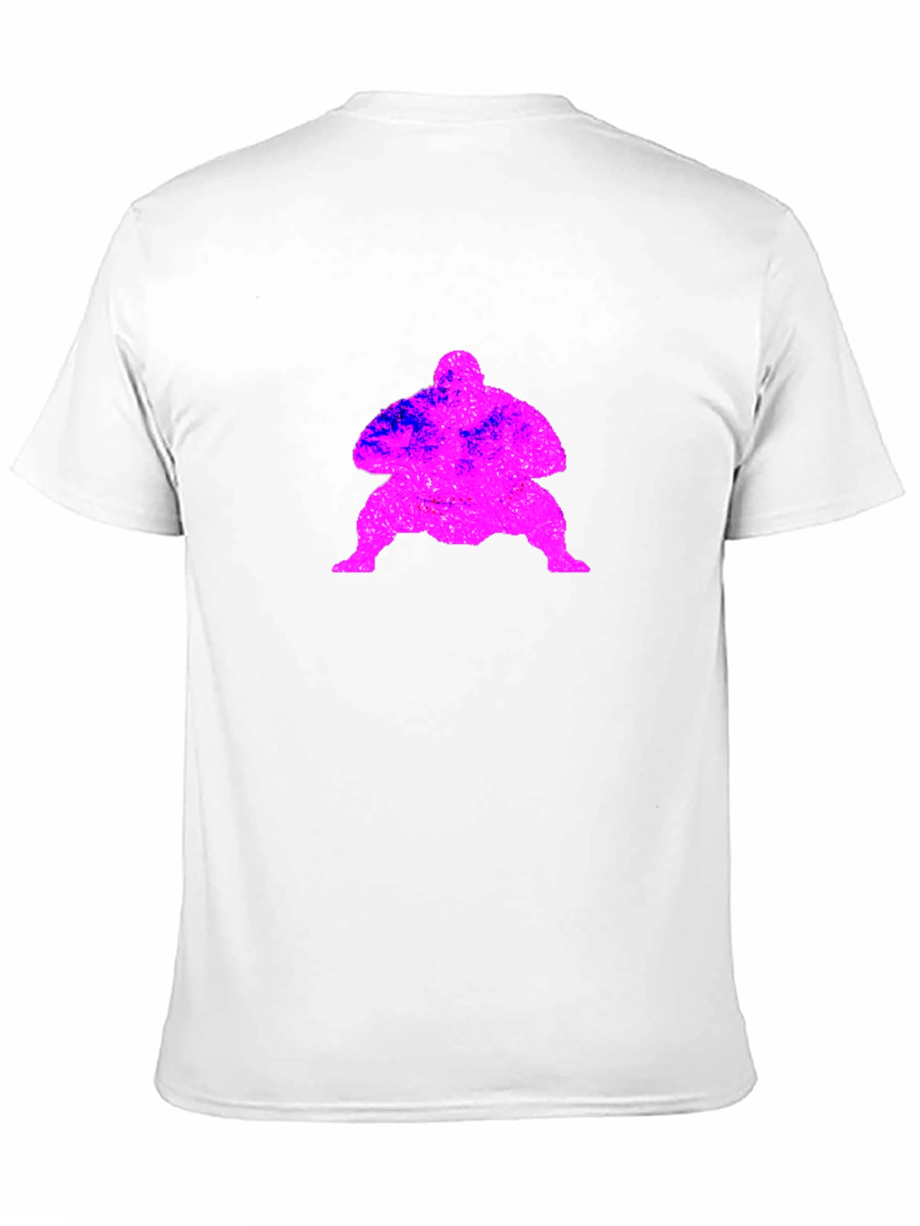 Sumo Wrestler Graphic T-Shirt - Black