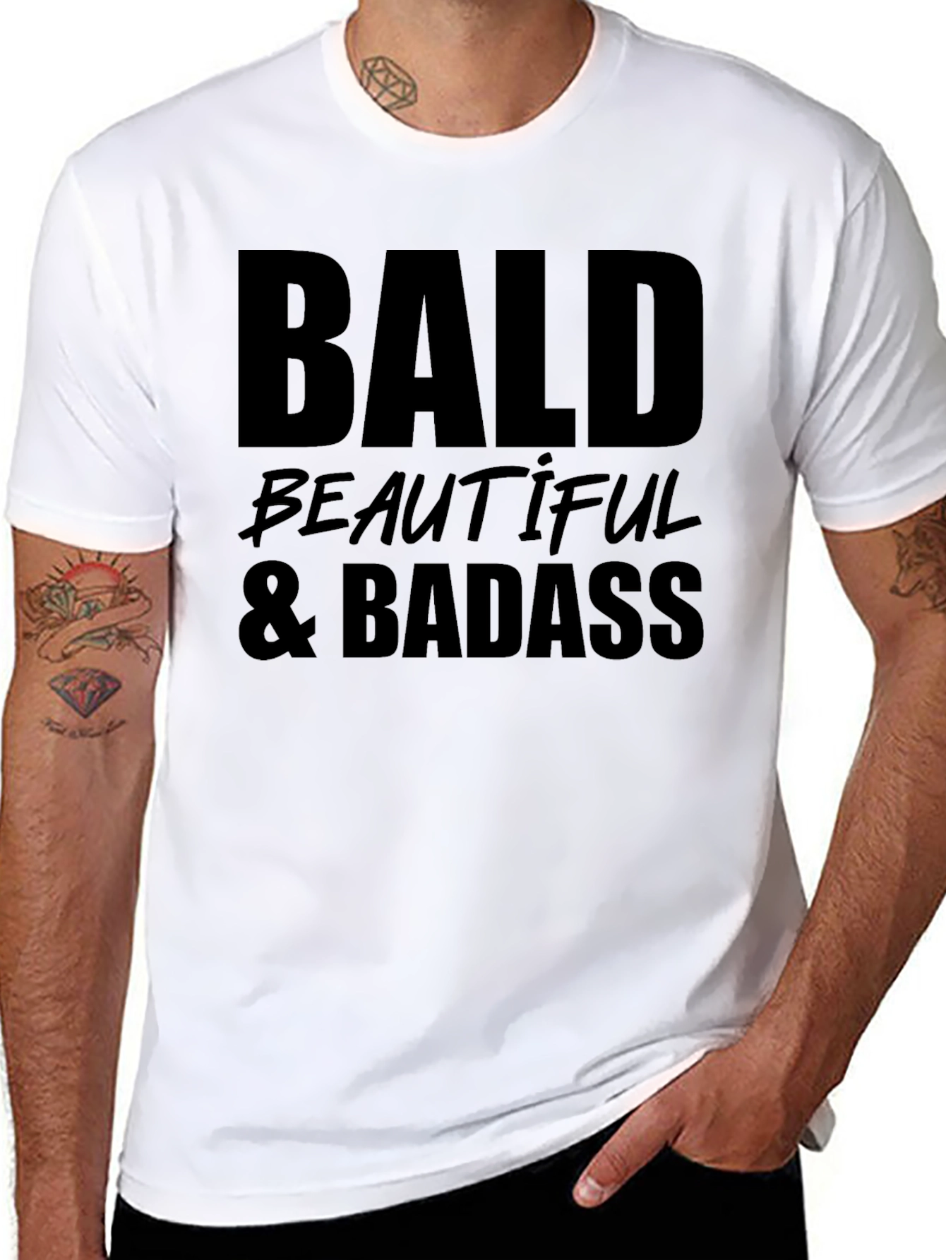 Bald Beautiful & Badass T-Shirt