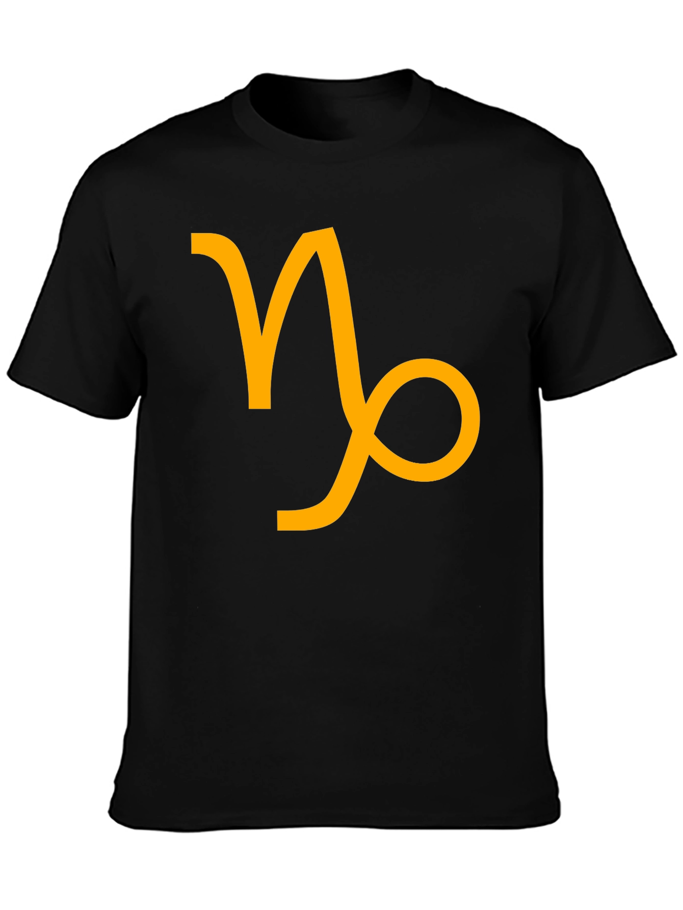 Capricorn Zodiac Sign Black T-Shirt