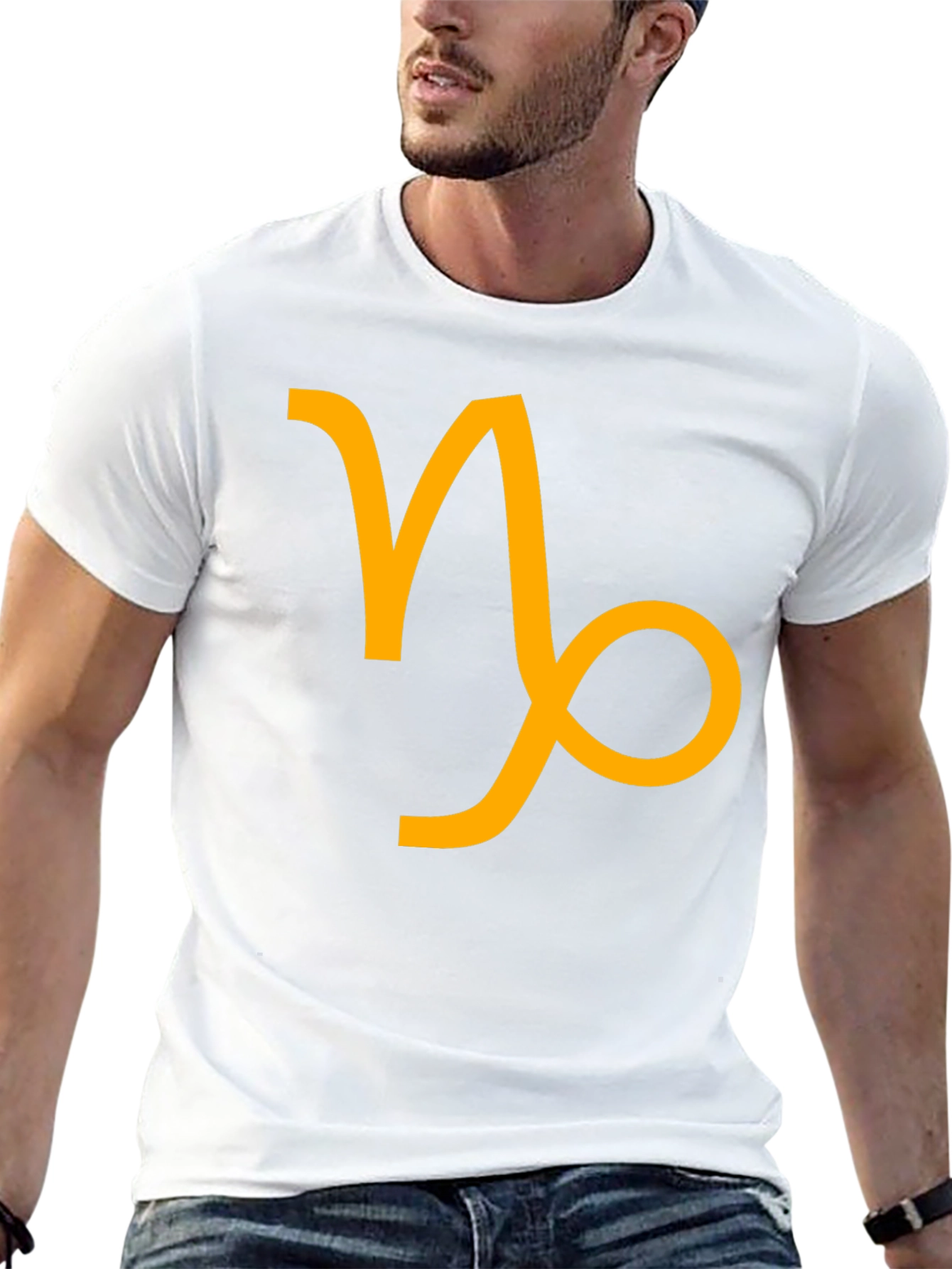 Capricorn Zodiac Sign Black T-Shirt