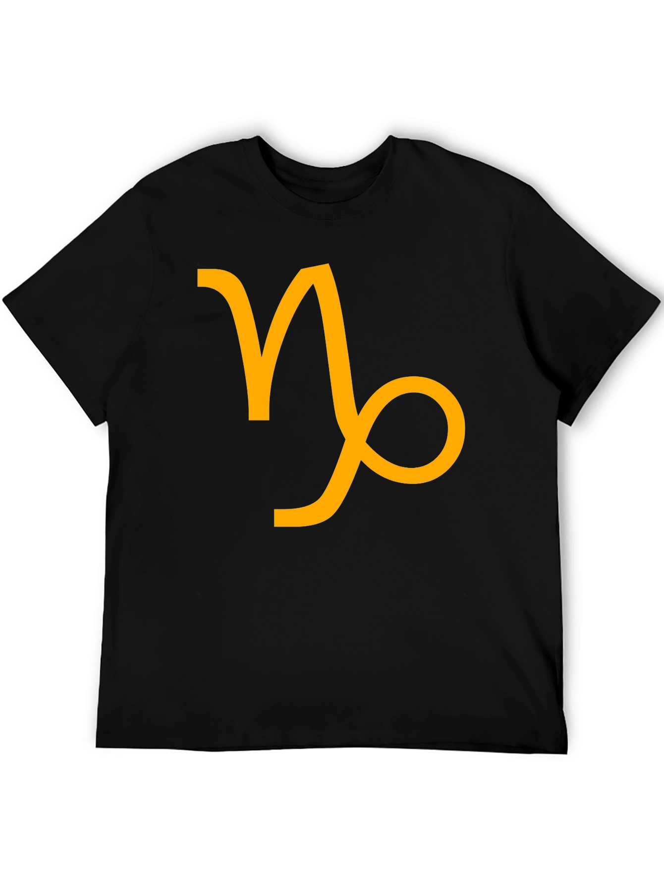 Capricorn Zodiac Sign Black T-Shirt