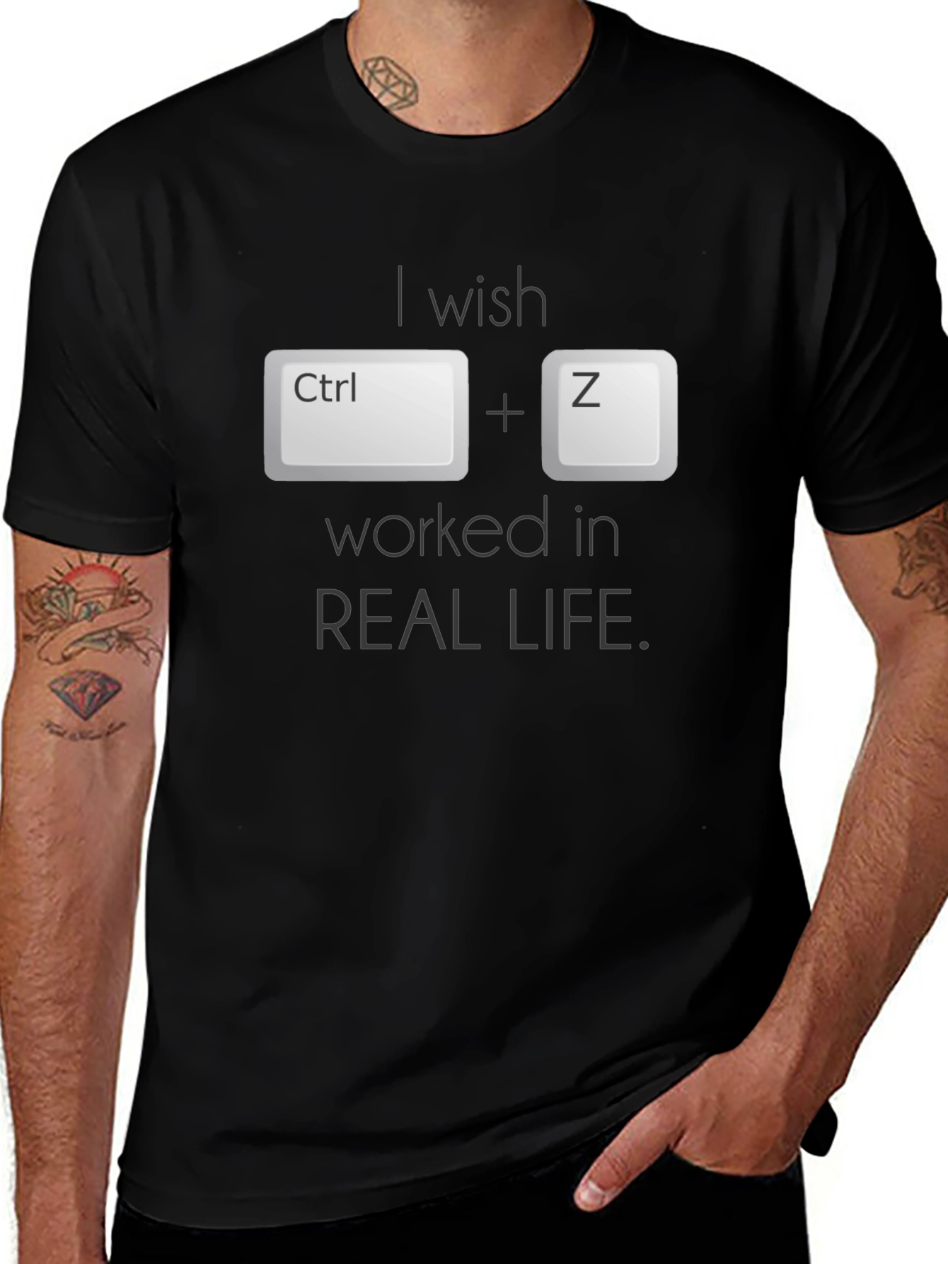 Ctrl+Z Wish T-Shirt - Undo in Real Life!