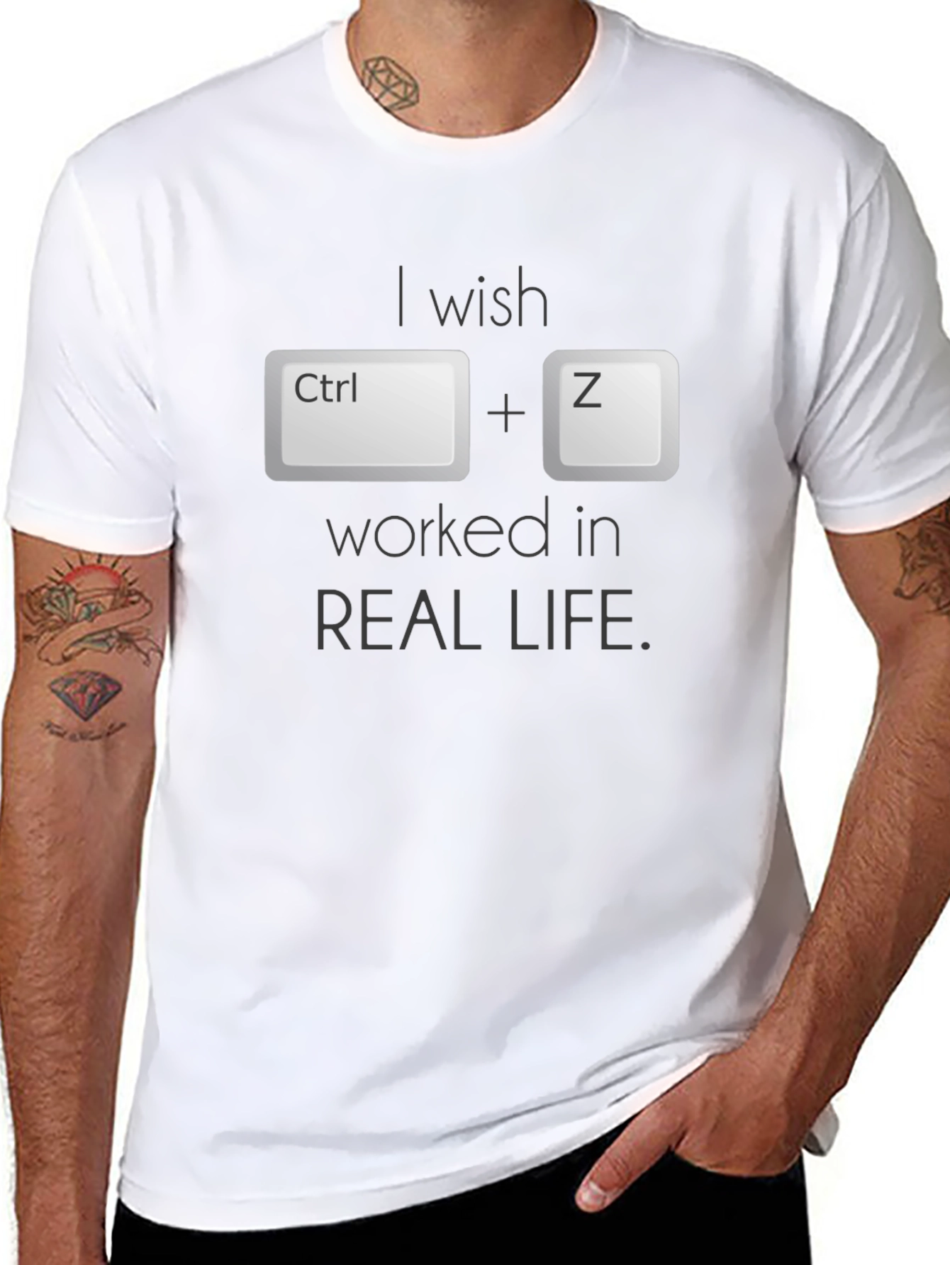Ctrl+Z Wish T-Shirt - Undo in Real Life!