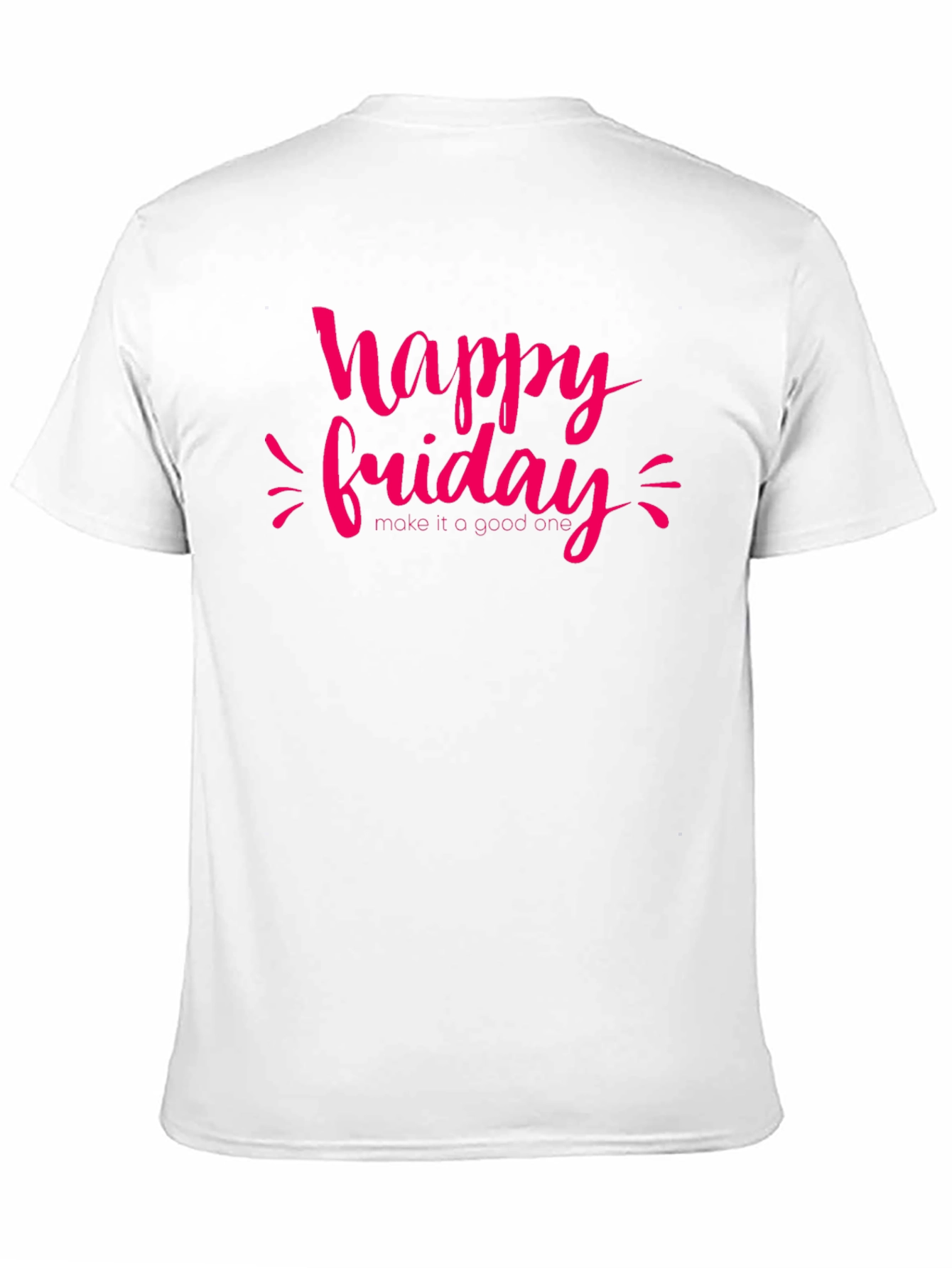 Happy Friday Graphic T-Shirt - Casual Black Tee