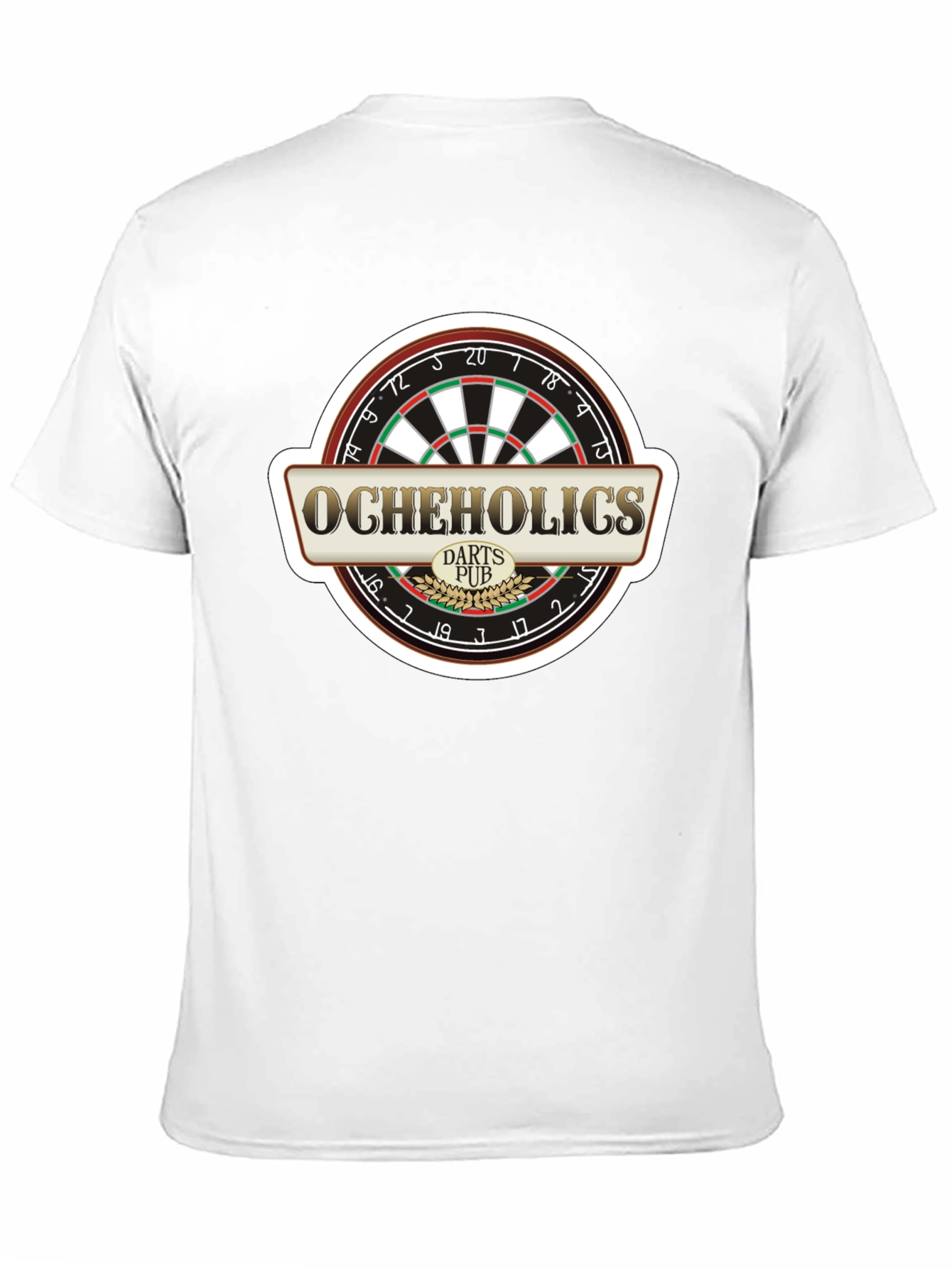 Ocheholics Darts Pub Black T-Shirt