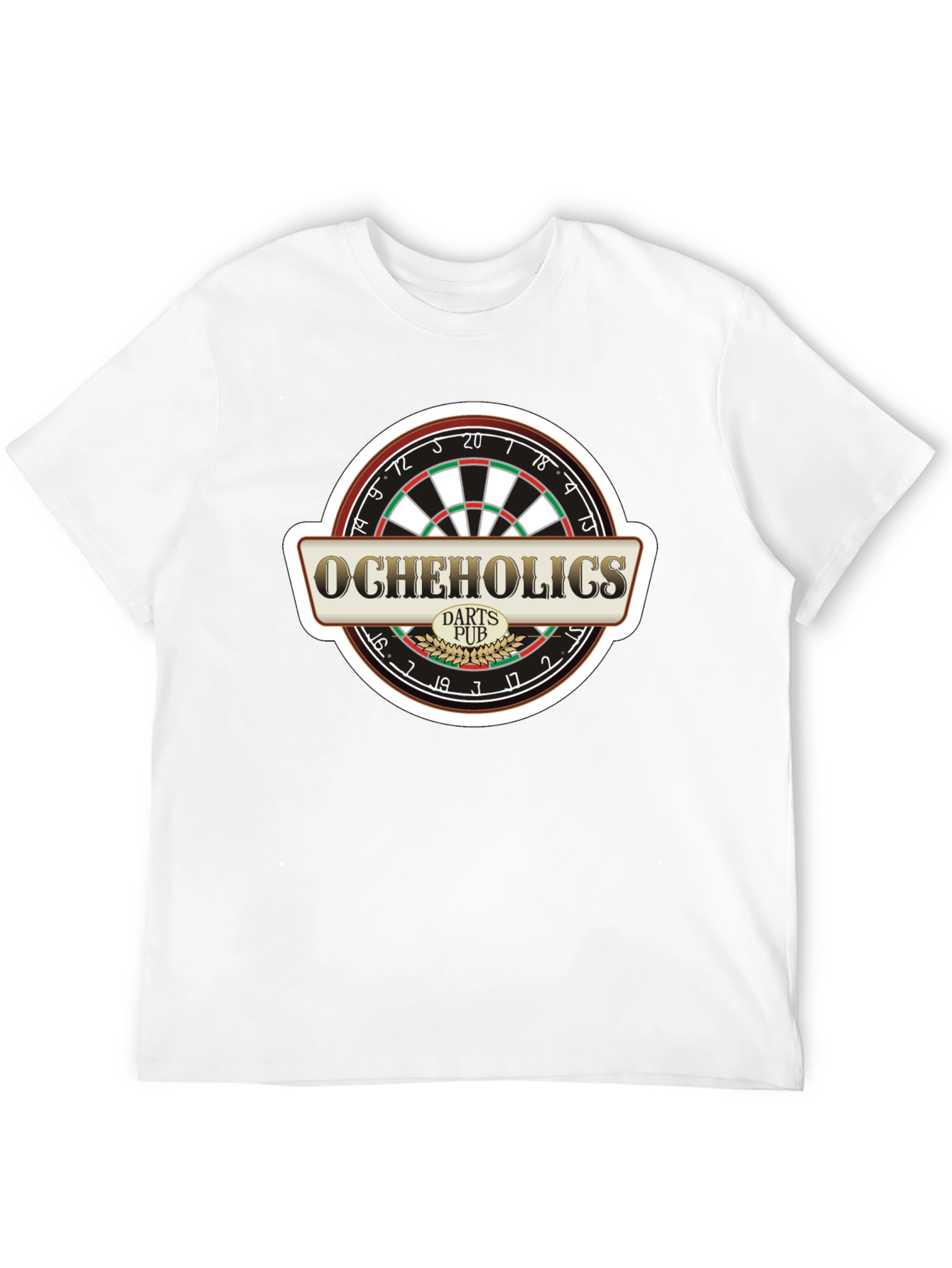 Ocheholics Darts Pub Black T-Shirt