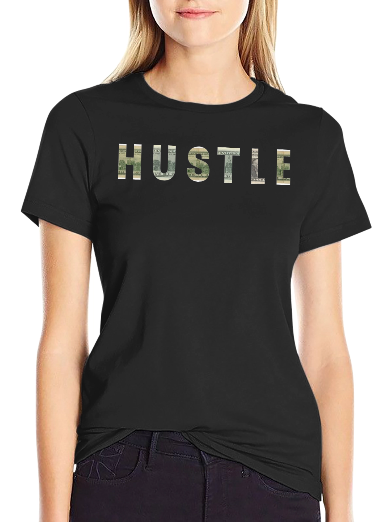 Hustle Money T-Shirt - Premium Black Tee