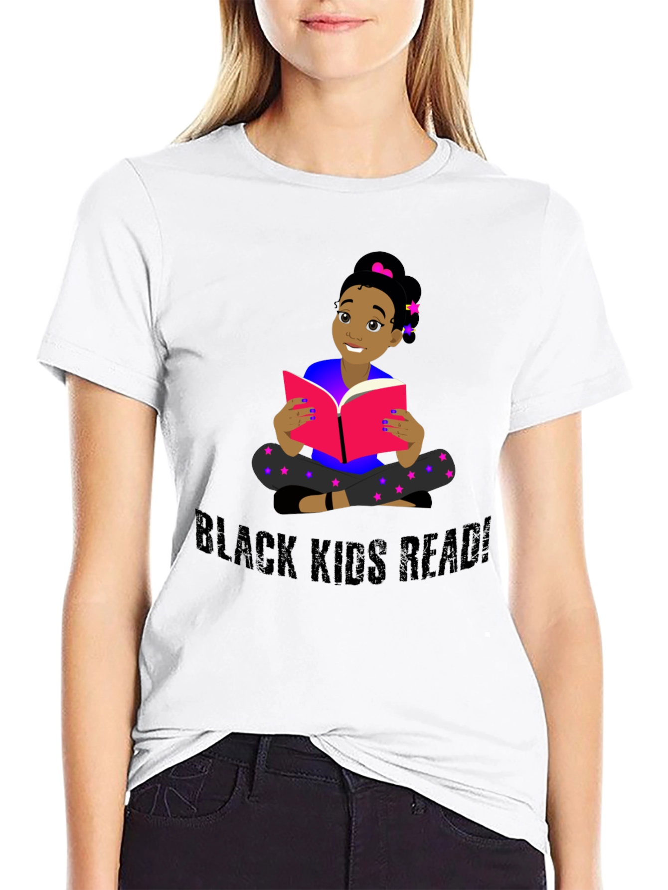 Black Kids Read T-Shirt - Empowering Education