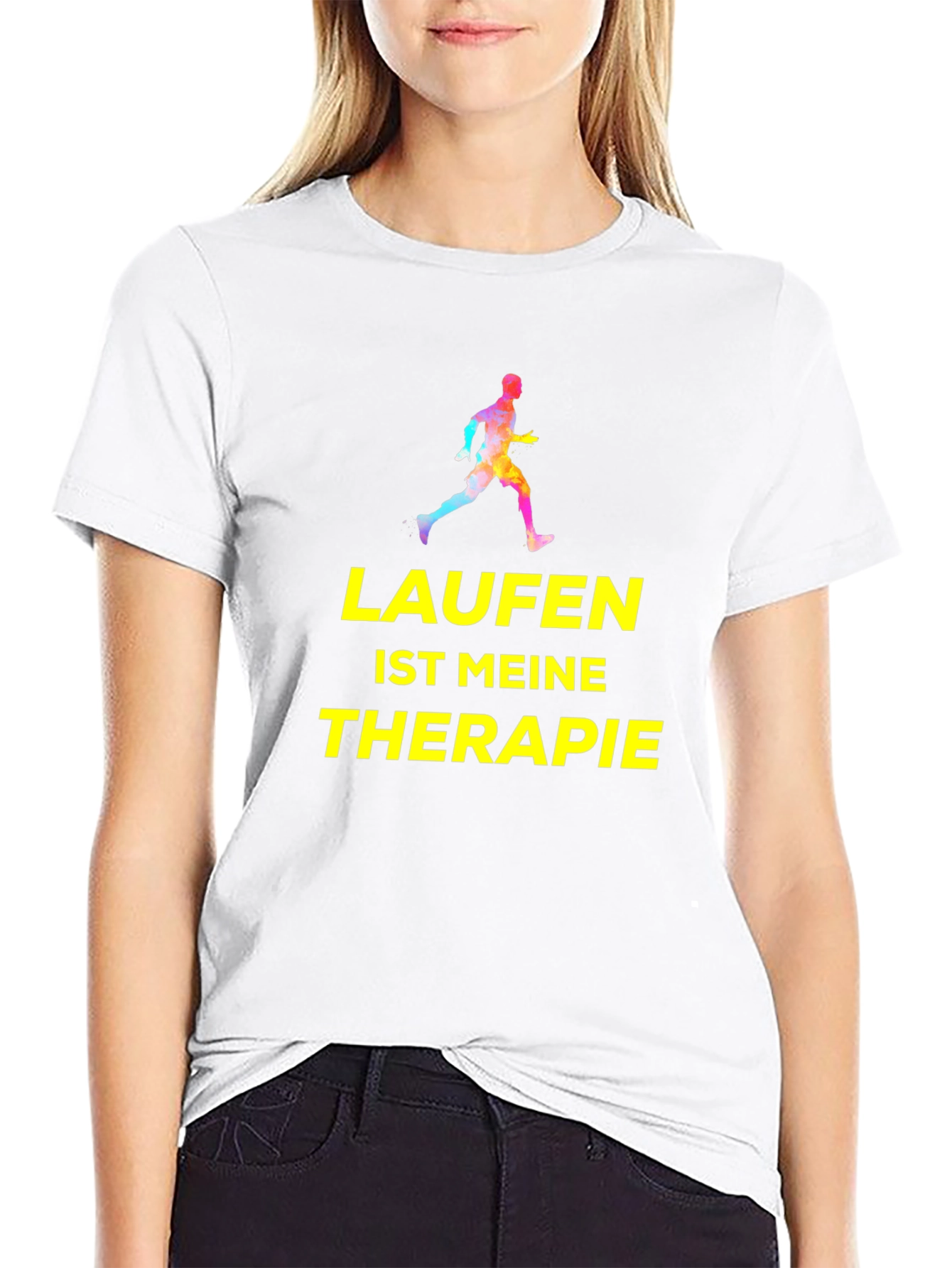 Laufen Ist Meine Therapie T-Shirt