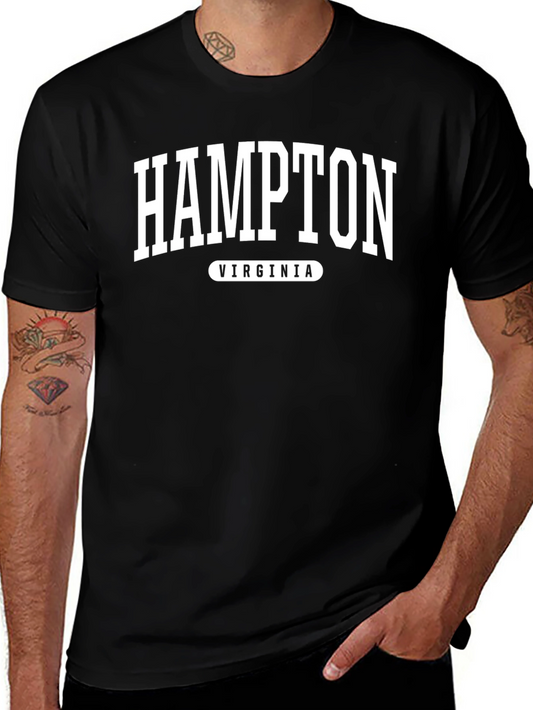 Hampton Virginia T-Shirt Black